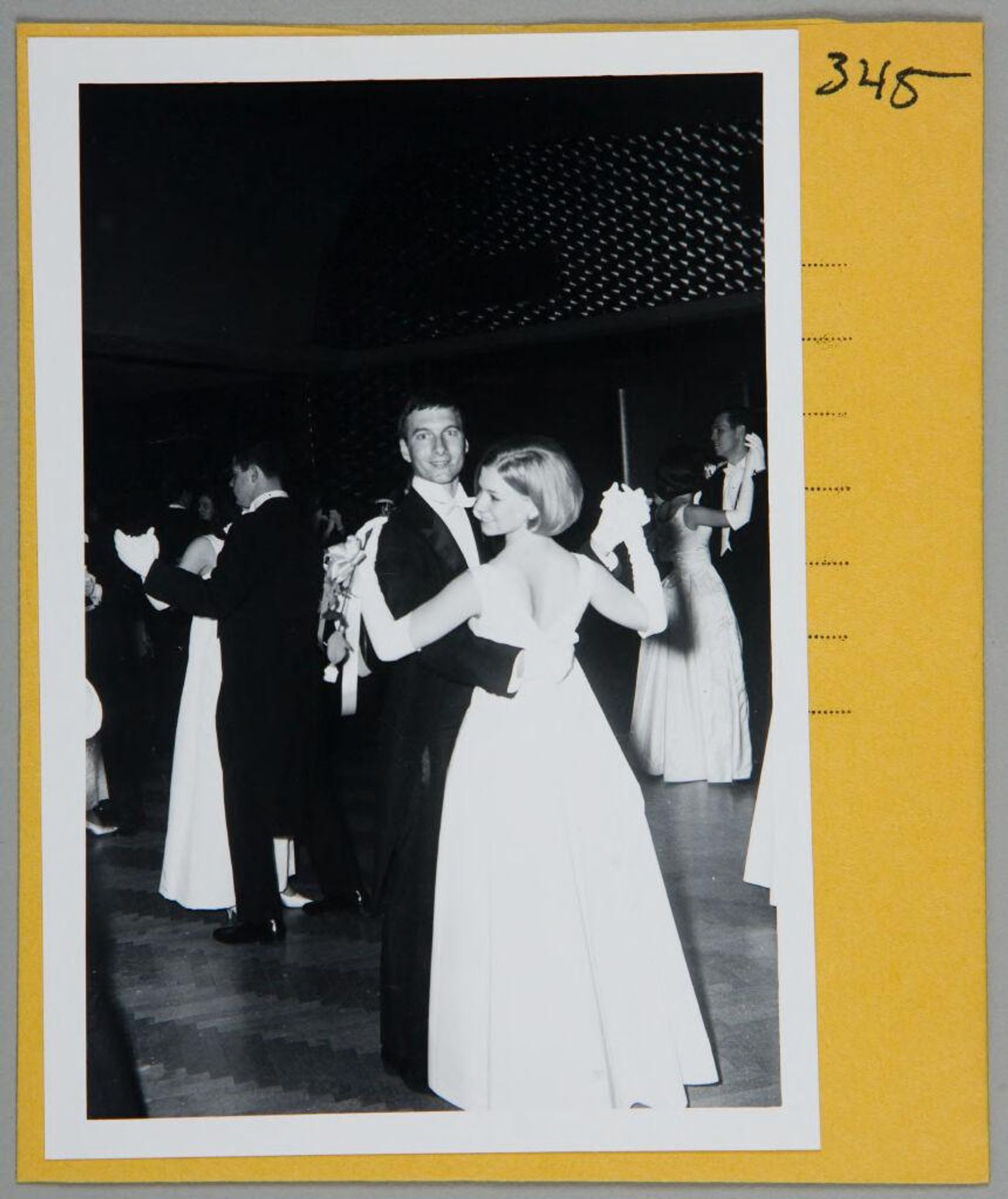 Untitled (couples dancing at ball) by Robert Burian
