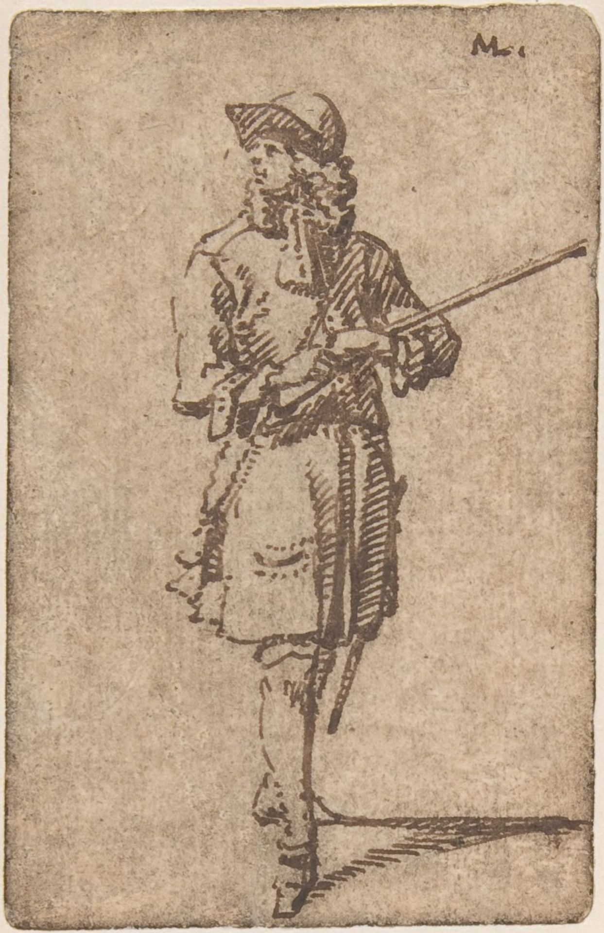 A Sportsman with a Gun by Marcellus Laroon the Elder