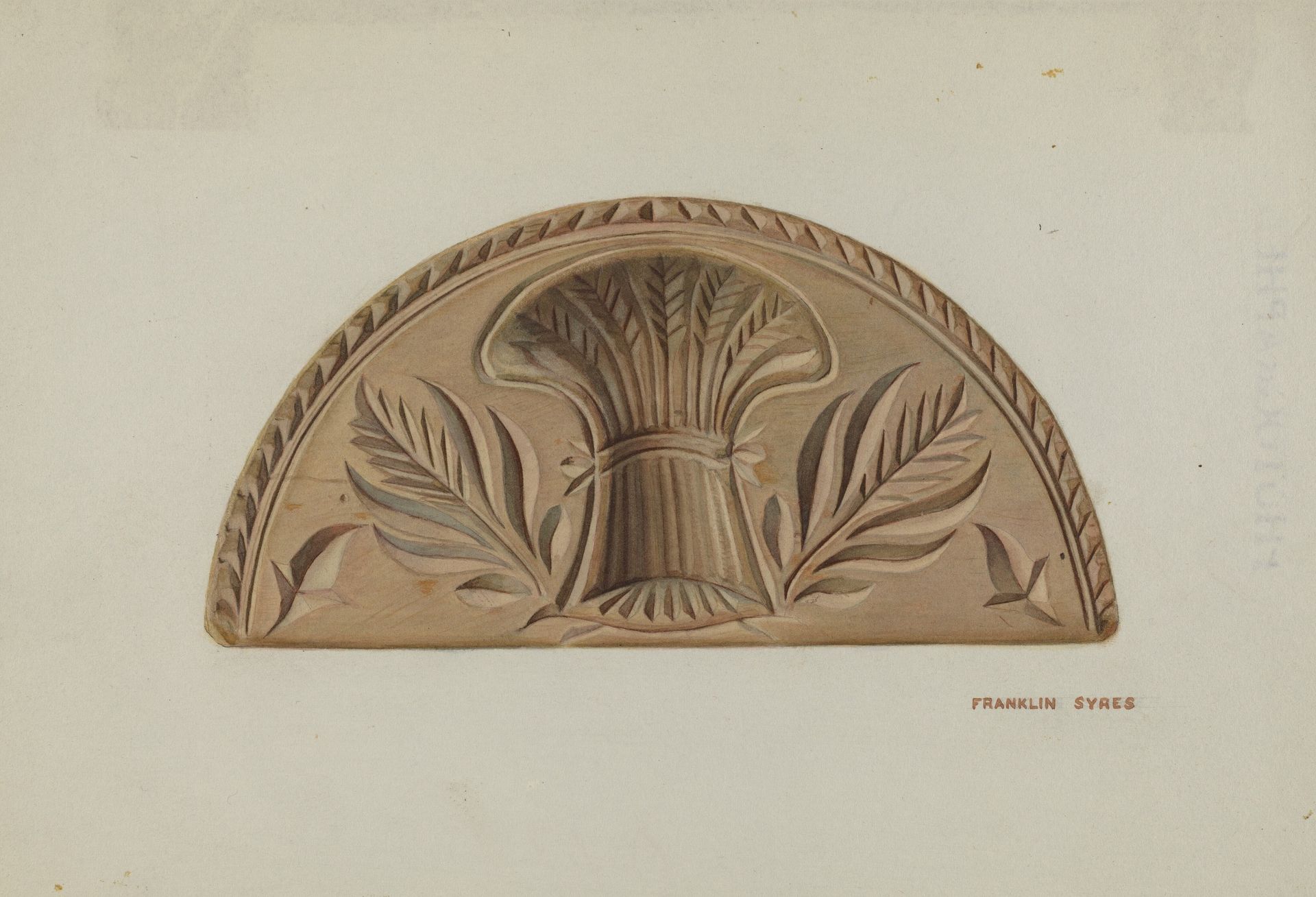 Pa. German Butter Mold by Franklyn Syres