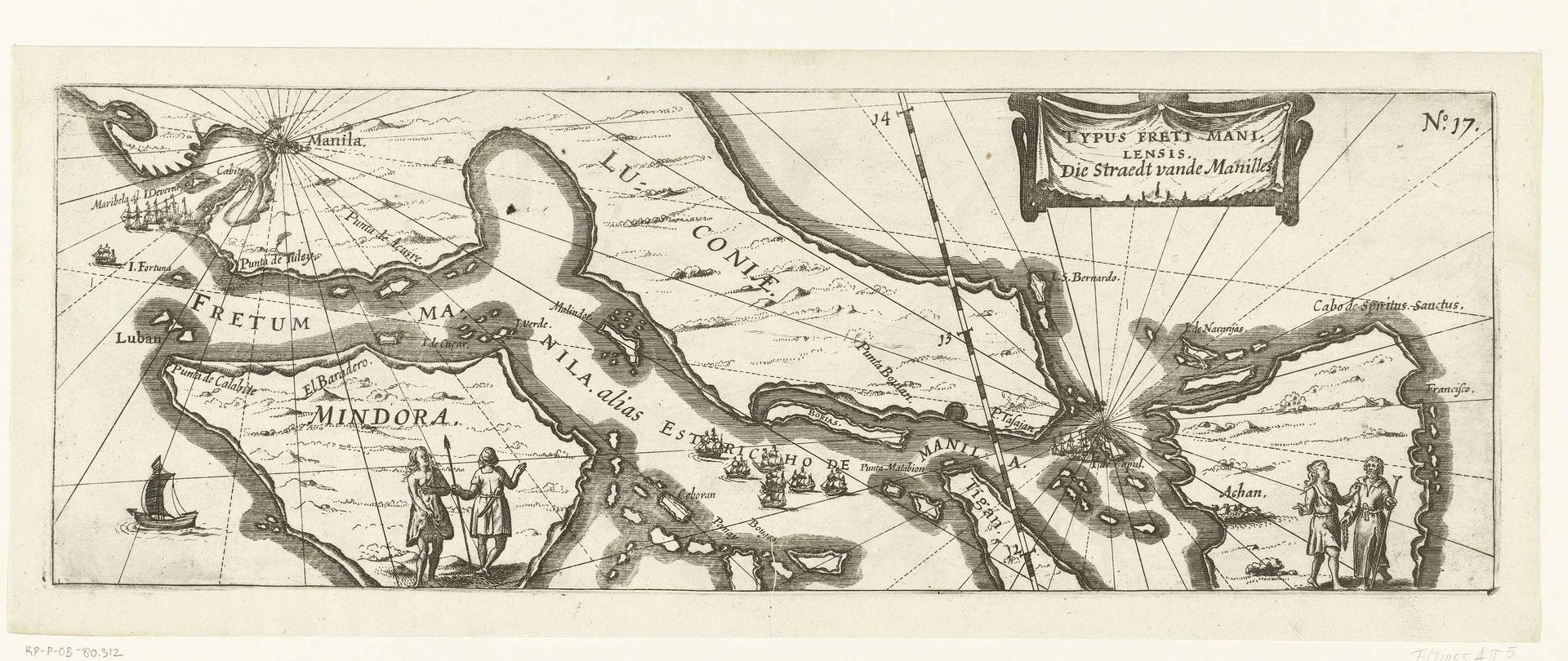 Doorvaart van de Straat van Manila in de Filipijnen, 1616 by Anonymous