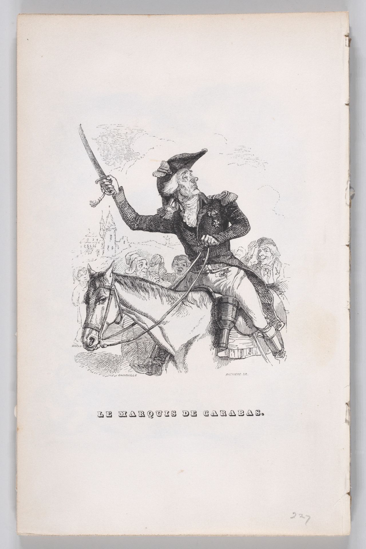"The Marquis of Carabas" from The Complete Works of Béranger by J. J. Grandville
