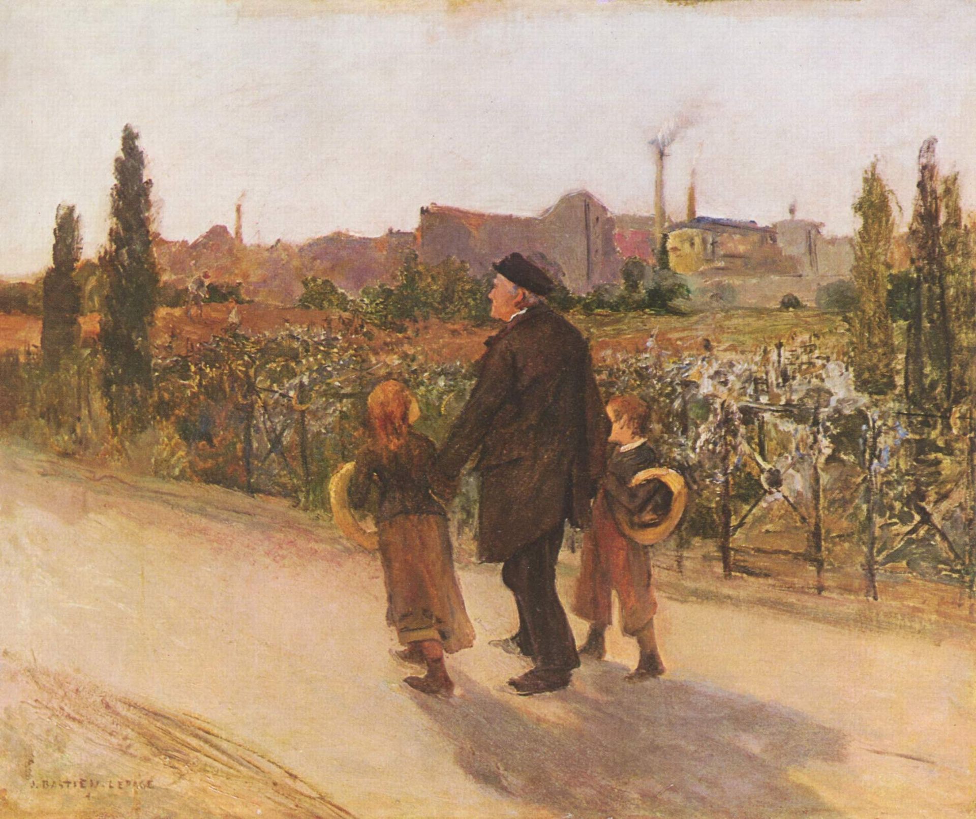 All Souls' Day by Jules Bastien-Lepage