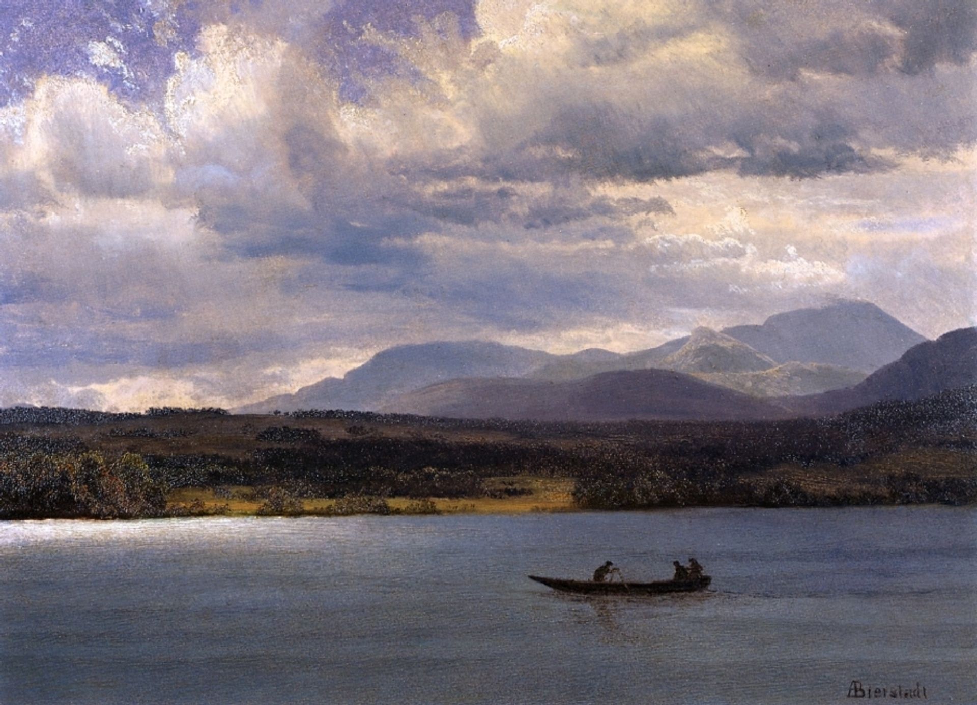 Overlook Mountain from Olana by Albert Bierstadt
