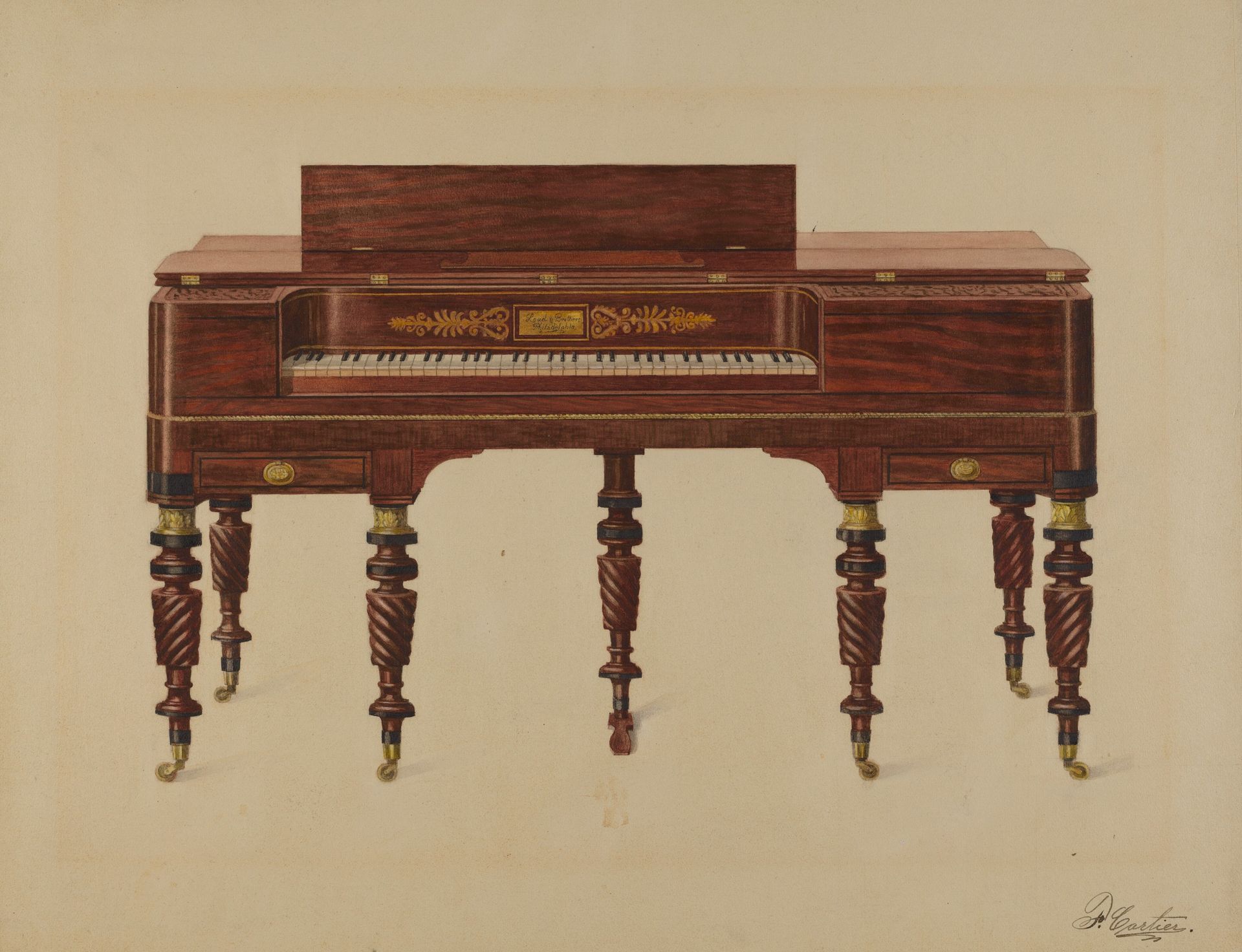 Piano by Ferdinand Cartier