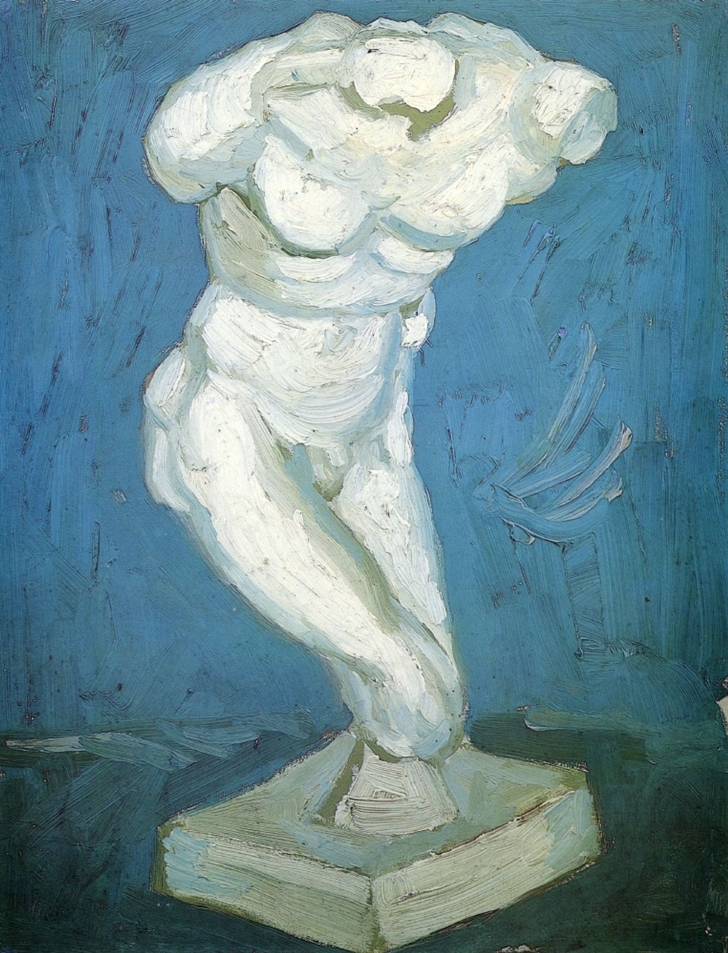 Plaster Statuette of a Male Torso by Vincent van Gogh