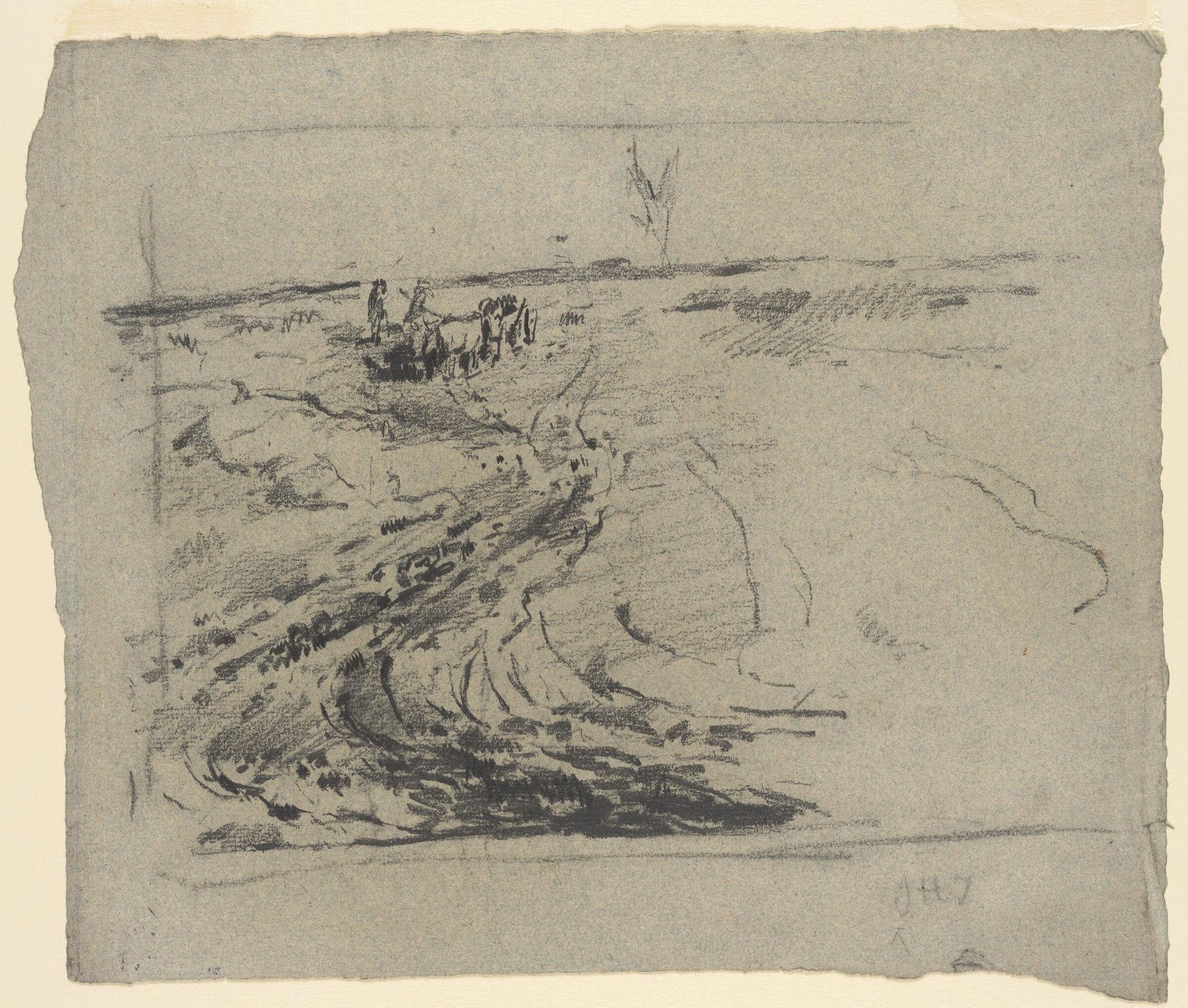 Ploughing by John Henry Twachtman