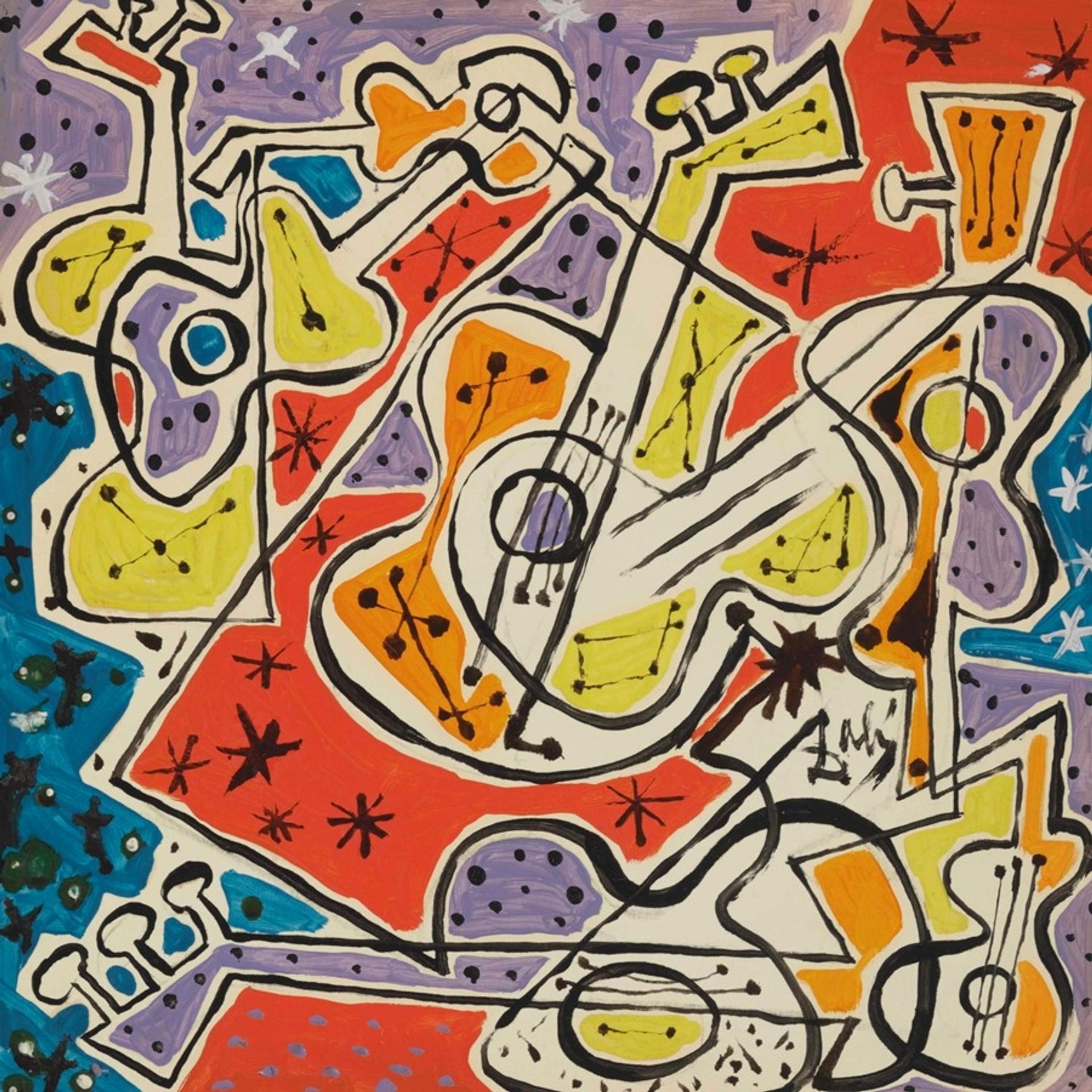 Les Guitares by Salvador Dalí