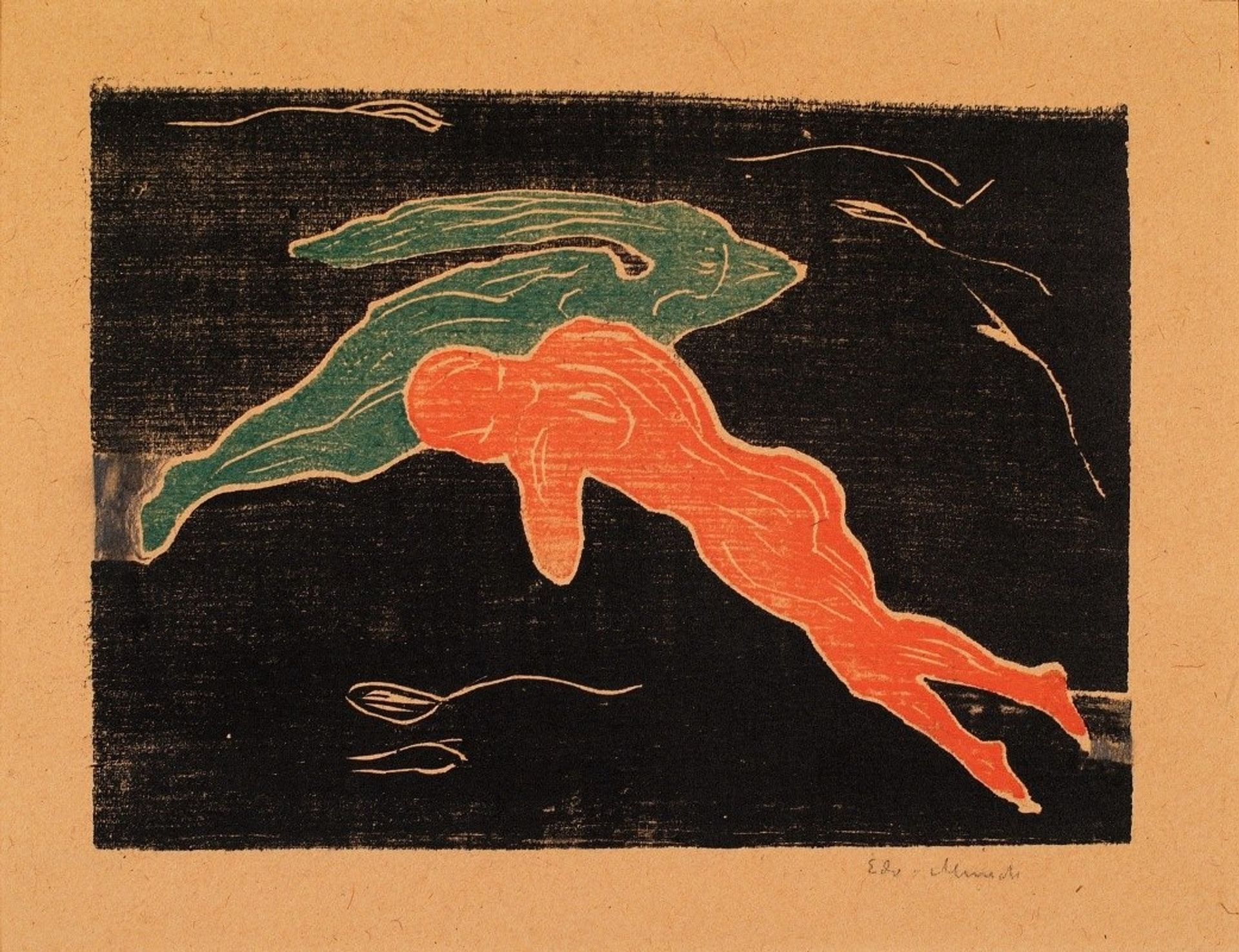 Encounter in Space by Edvard Munch