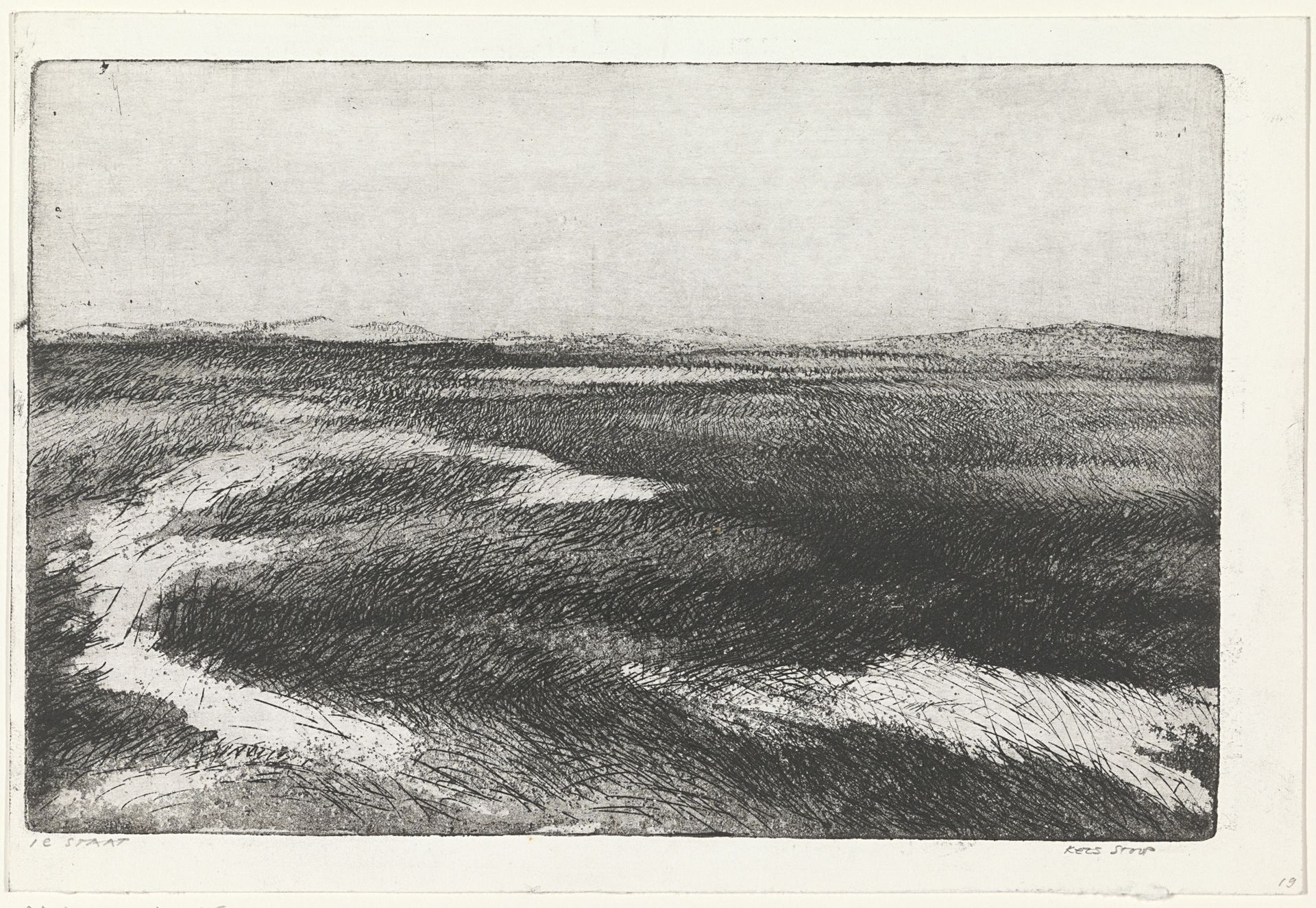 Duinlandschap by Kees Stoop