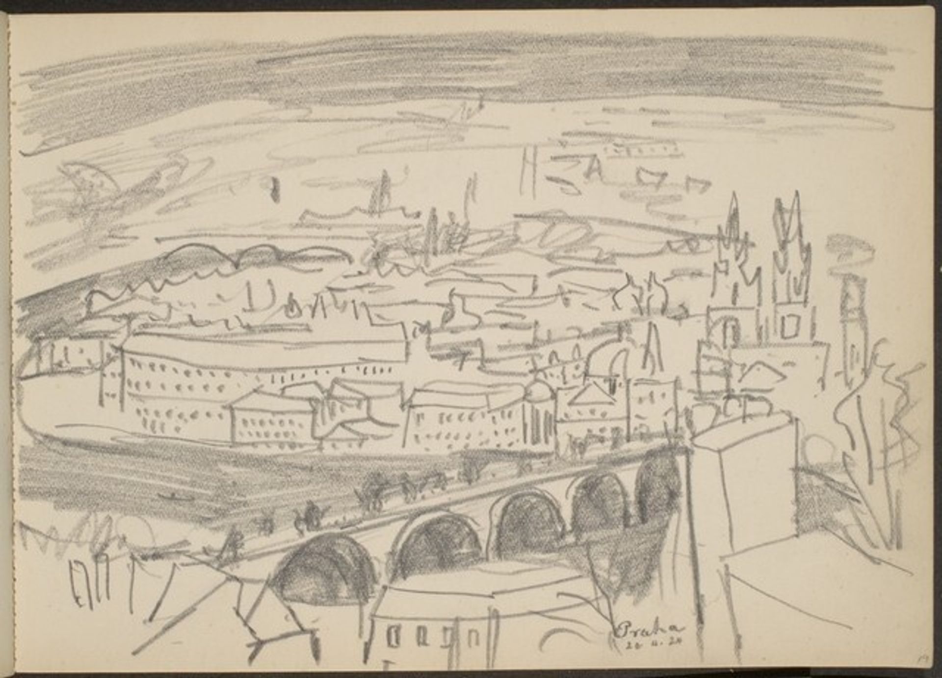 Stadtansicht (Cityscape) [p. 19] by Max Beckmann