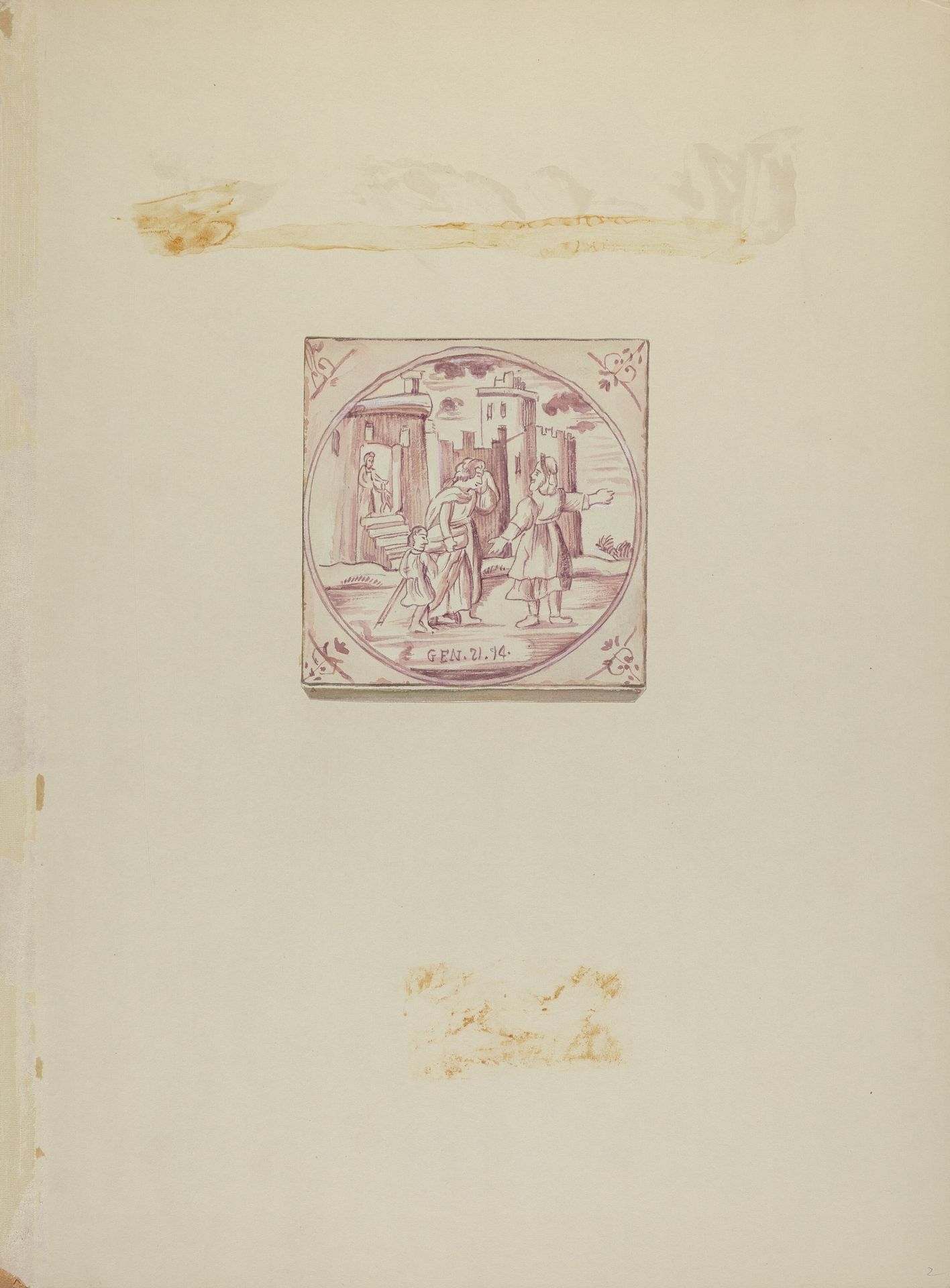 Fireplace Tile by John Dixon