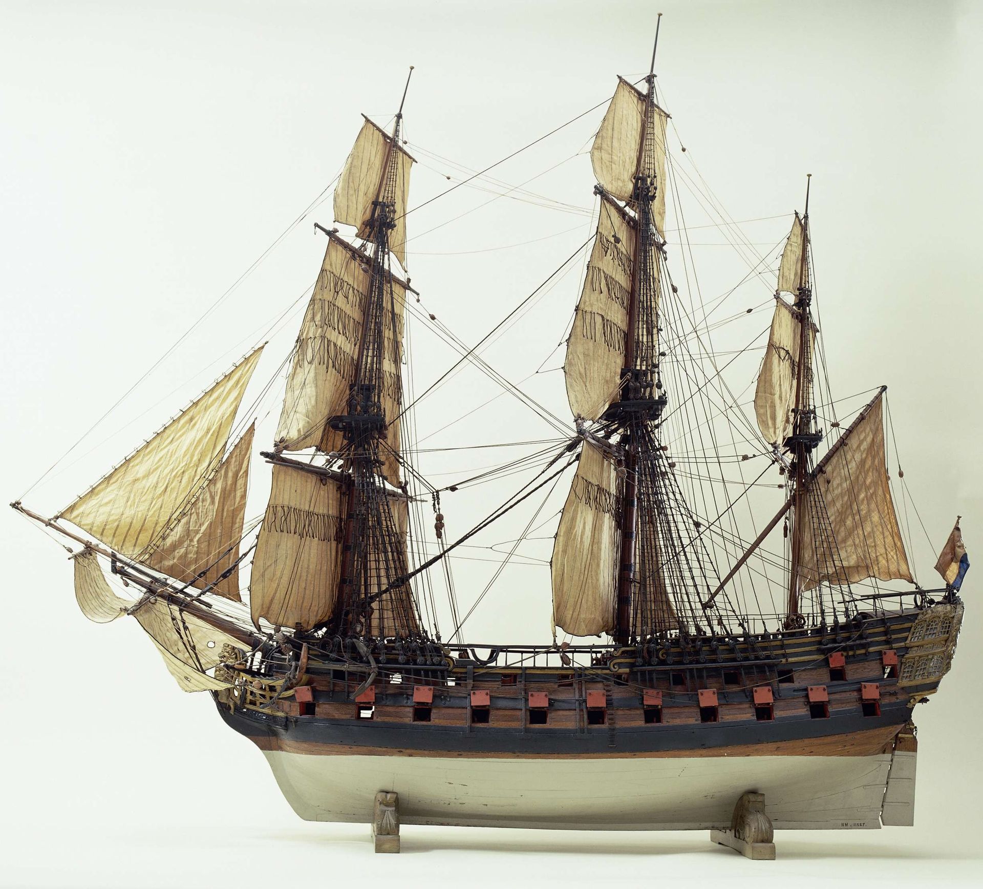 Model of a 46-Gun Frigate by Anonymous