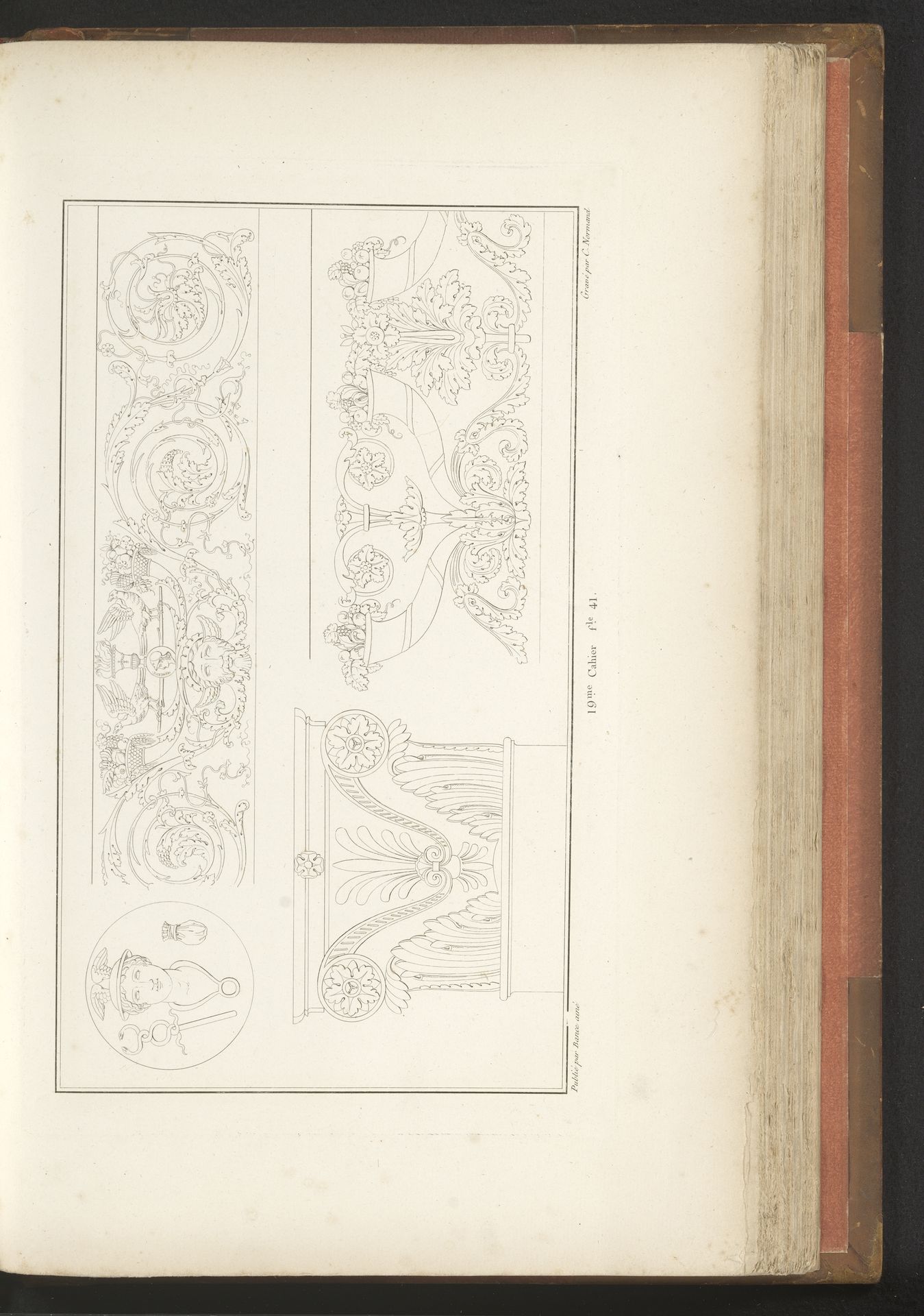 Ornamentprent by Pierre-Nicolas Beauvallet