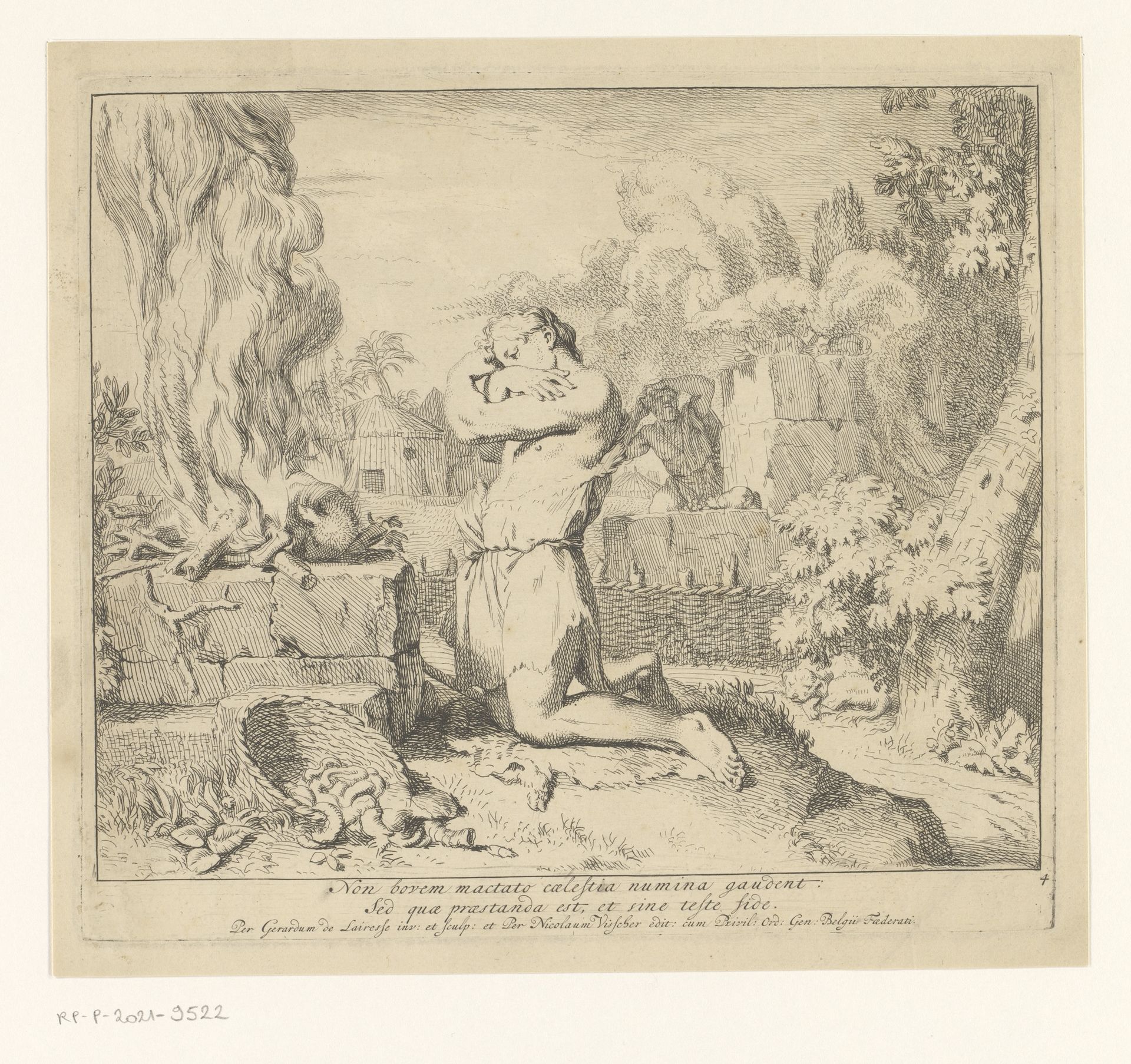 Offer van Kaïn en Abel by Gerard de Lairesse