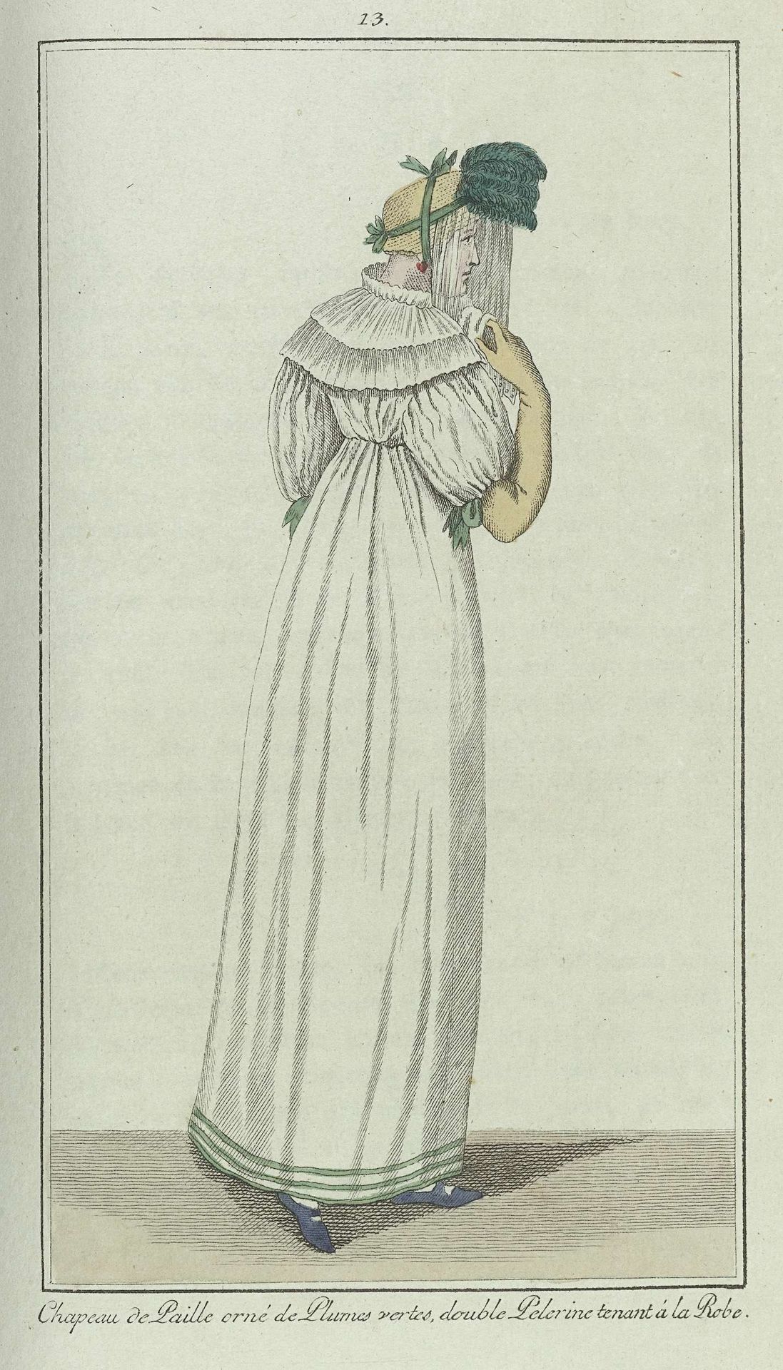 Elegantia, of tijdschrift van mode, luxe en smaak voor dames, Juni 1807, No. 13: Chapeau de Paille... by Anonymous