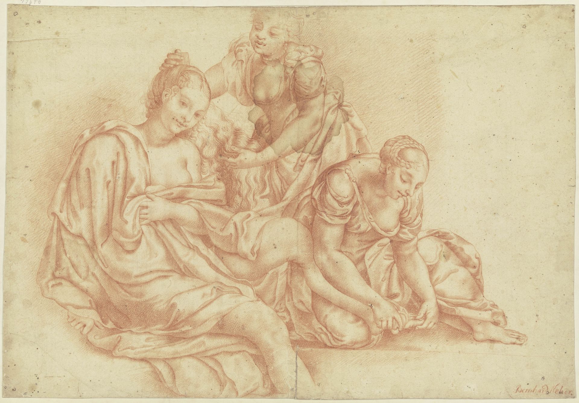 Bathseba bathing (_) by Bernhard Neher the Elder