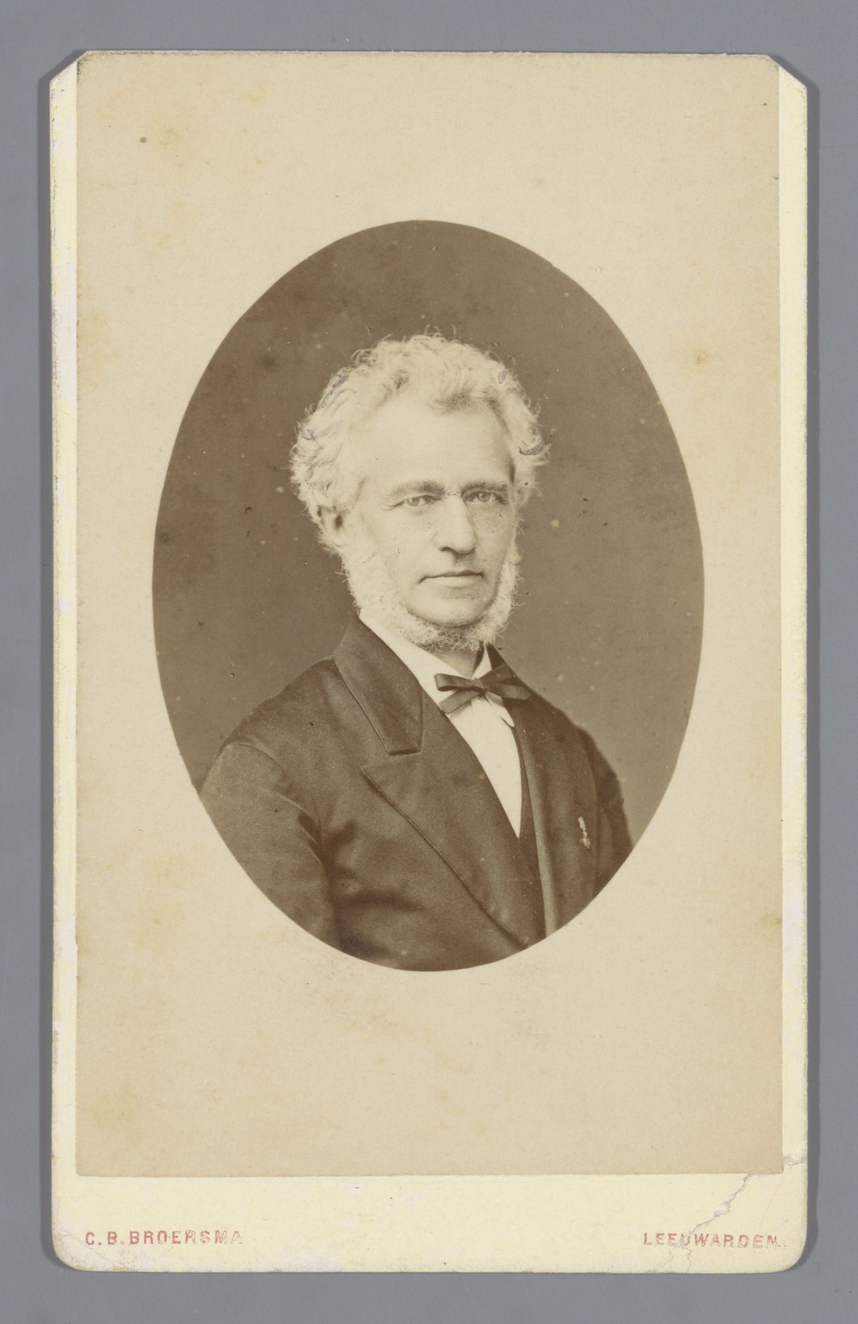 Portret van de heer H.N. Thoden van Velzen by Cornelis Bernardus Broersma