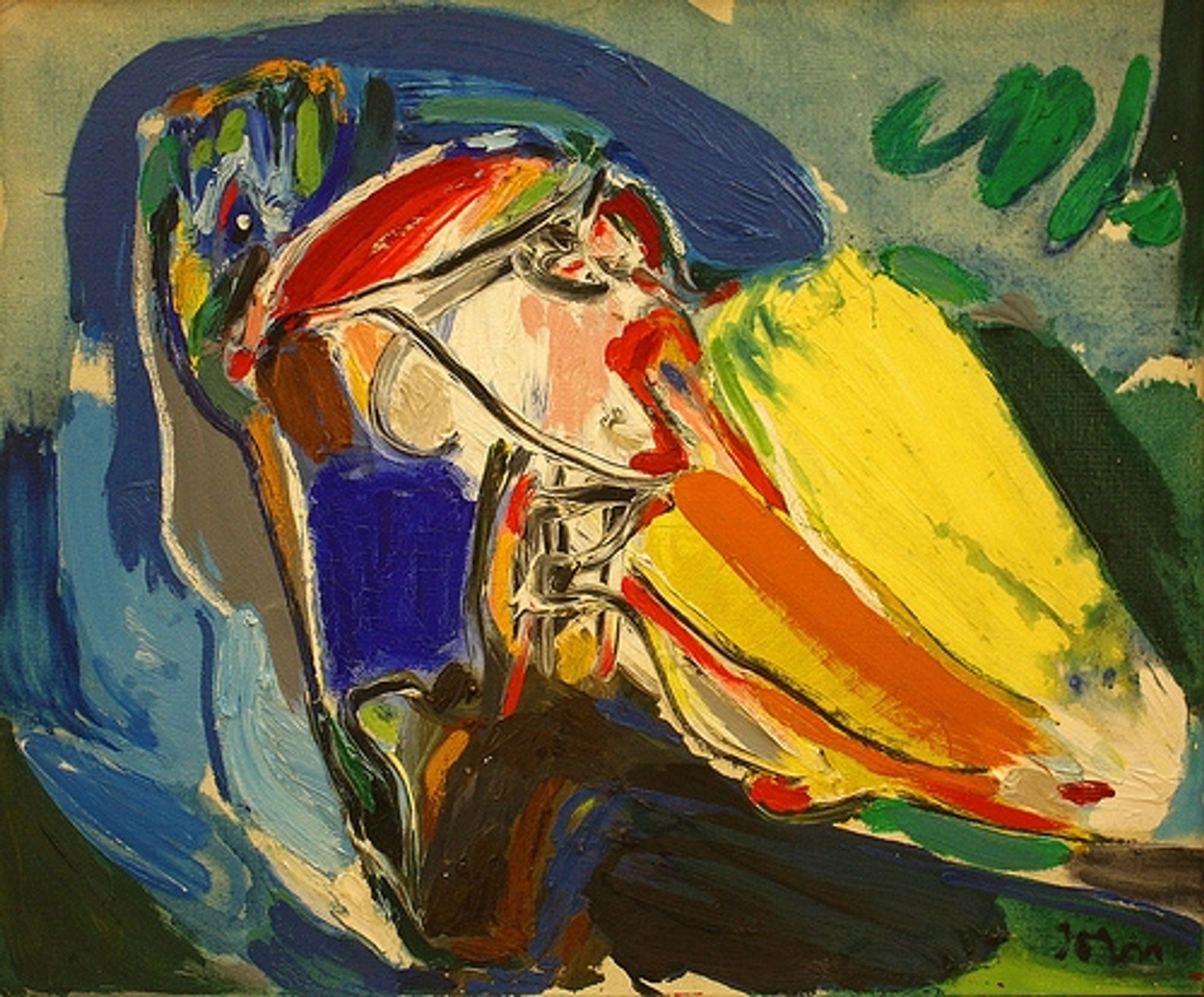 Le bon sauvage by Asger Jorn