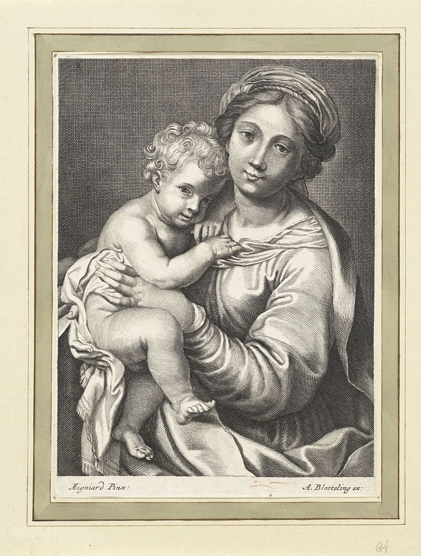 Maria met kind by Anonymous