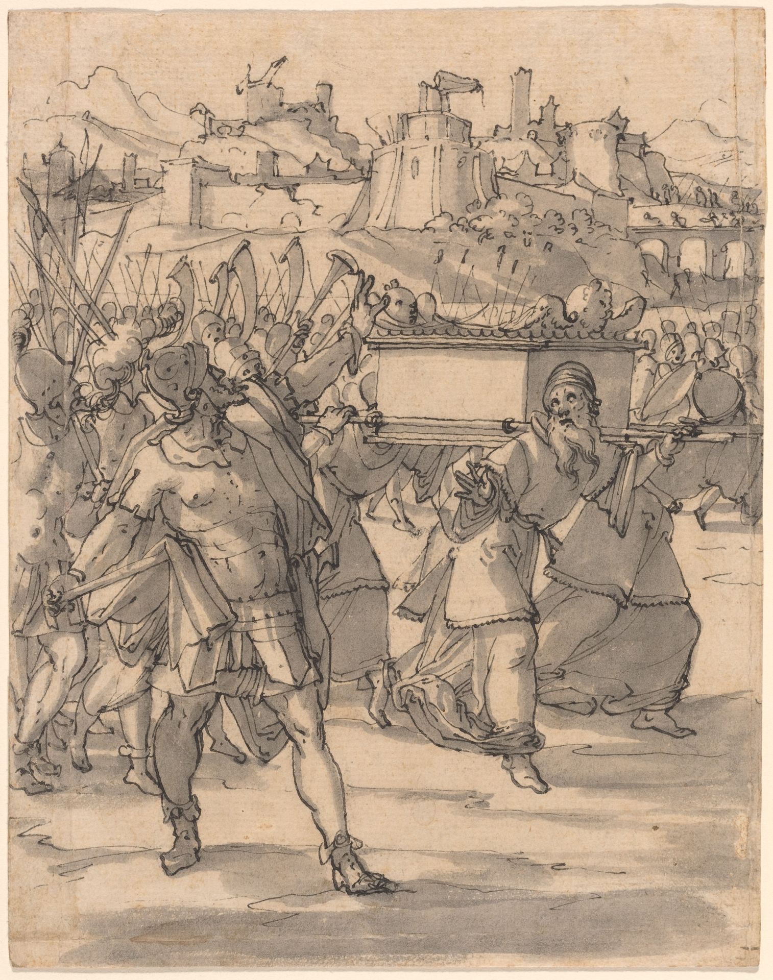 Joshua and the Israelites before the Walls of Jericho by Christoph Murer