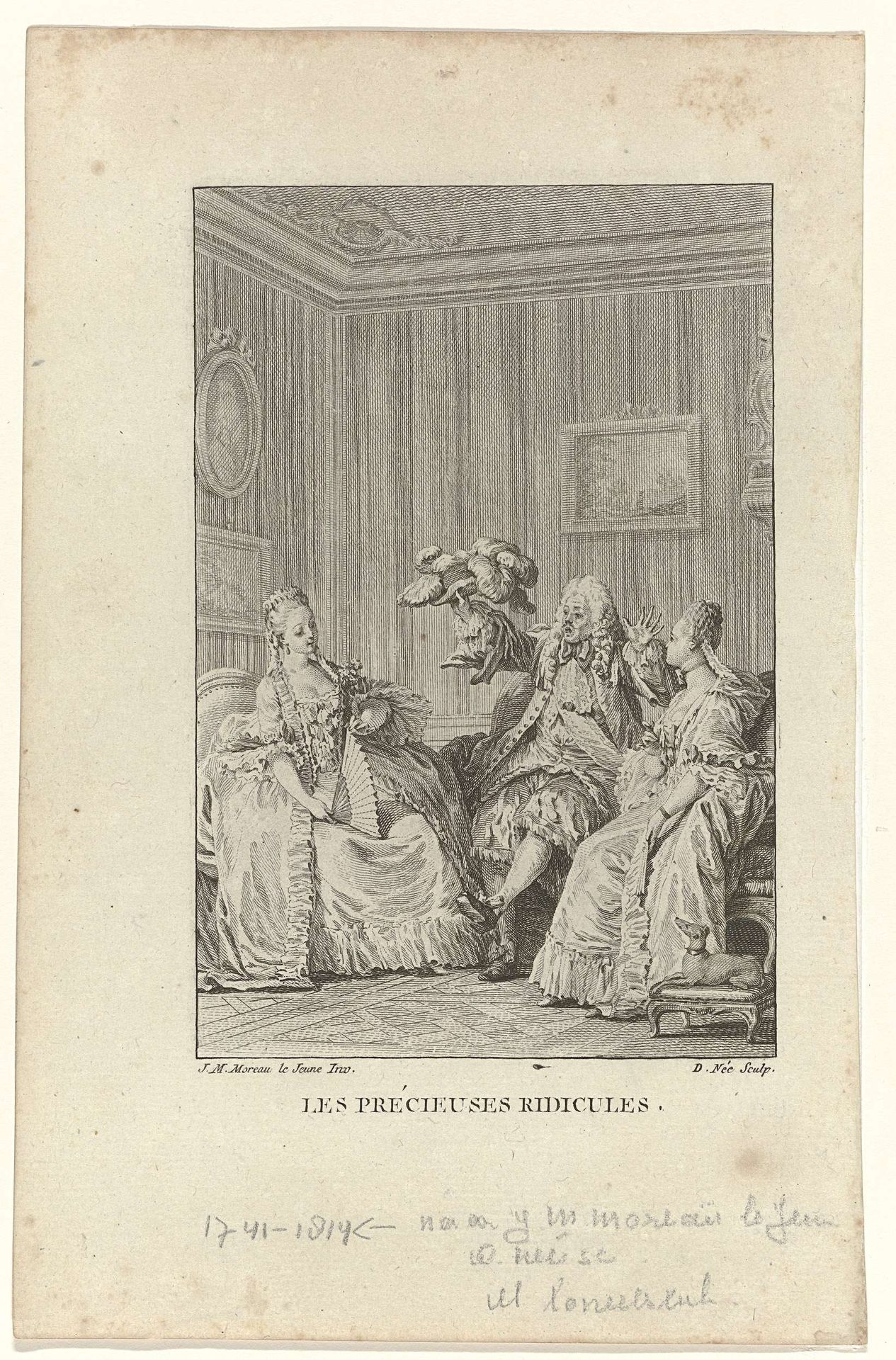 Les Précieuses Ridicules. by François Denis Née