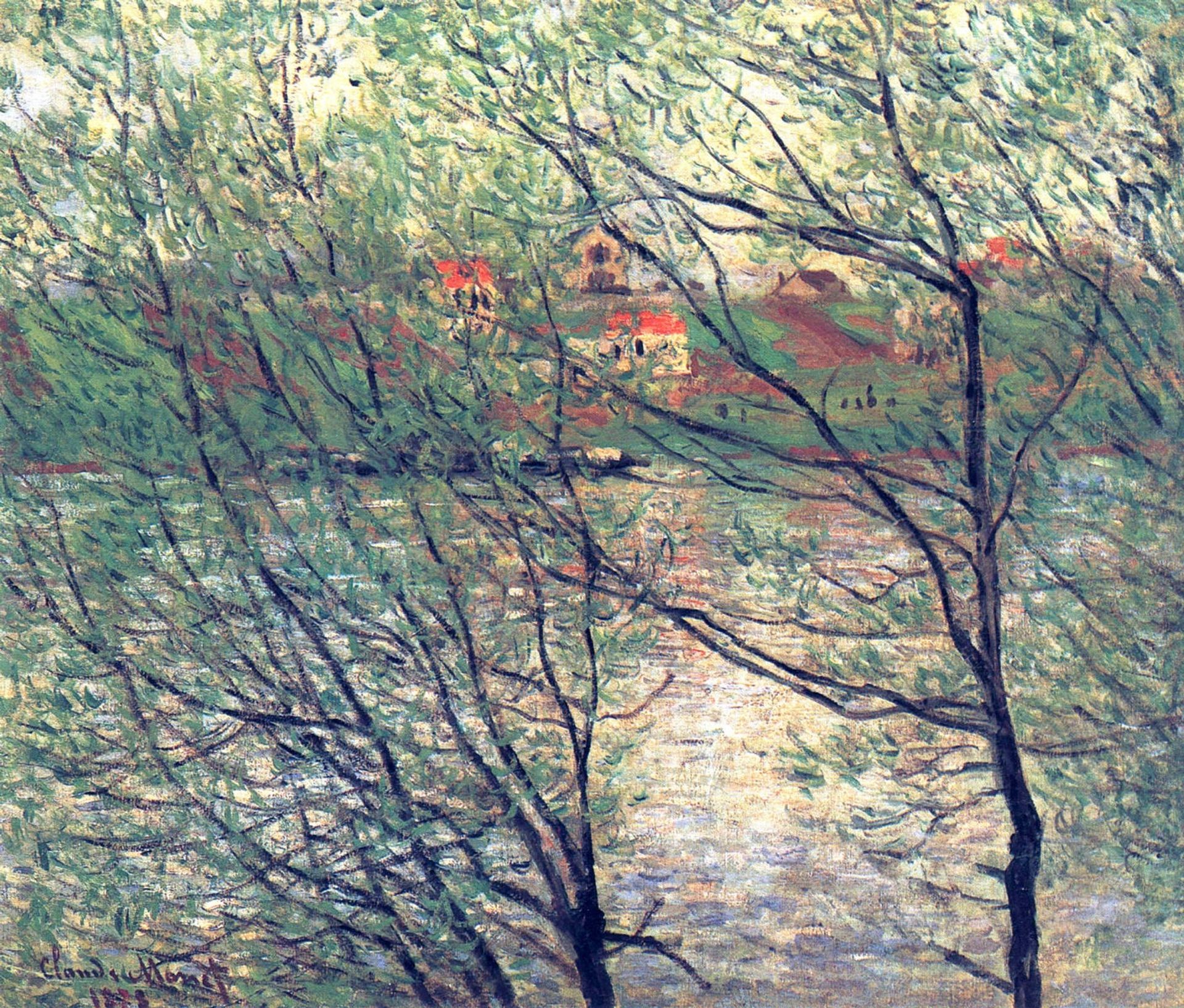 The Isle Grande-Jatte by Claude Monet
