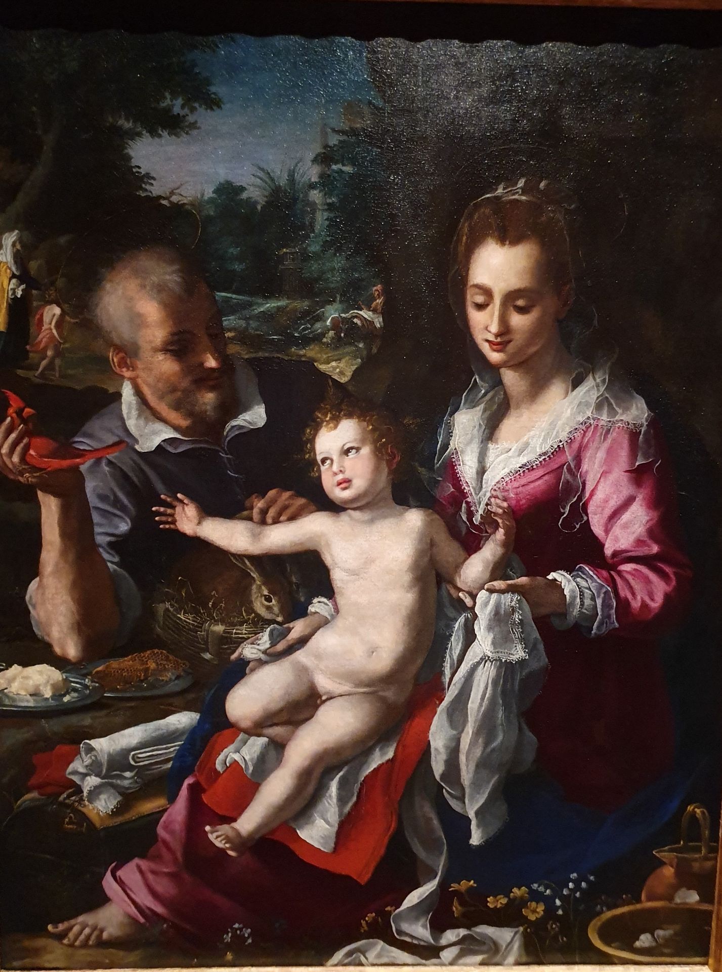 Rest on the Flight to Egypt by Alessandro Allori