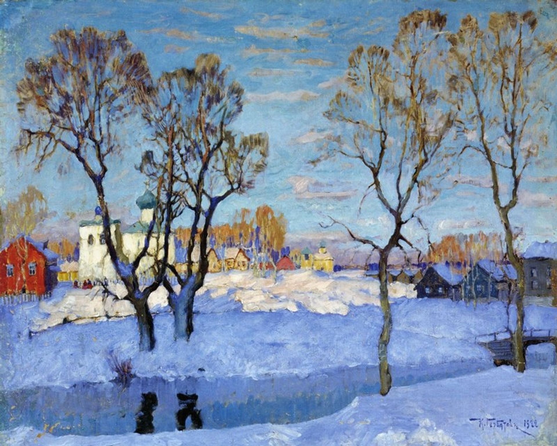 Early Spring in Pskov by Konstantin Gorbatov