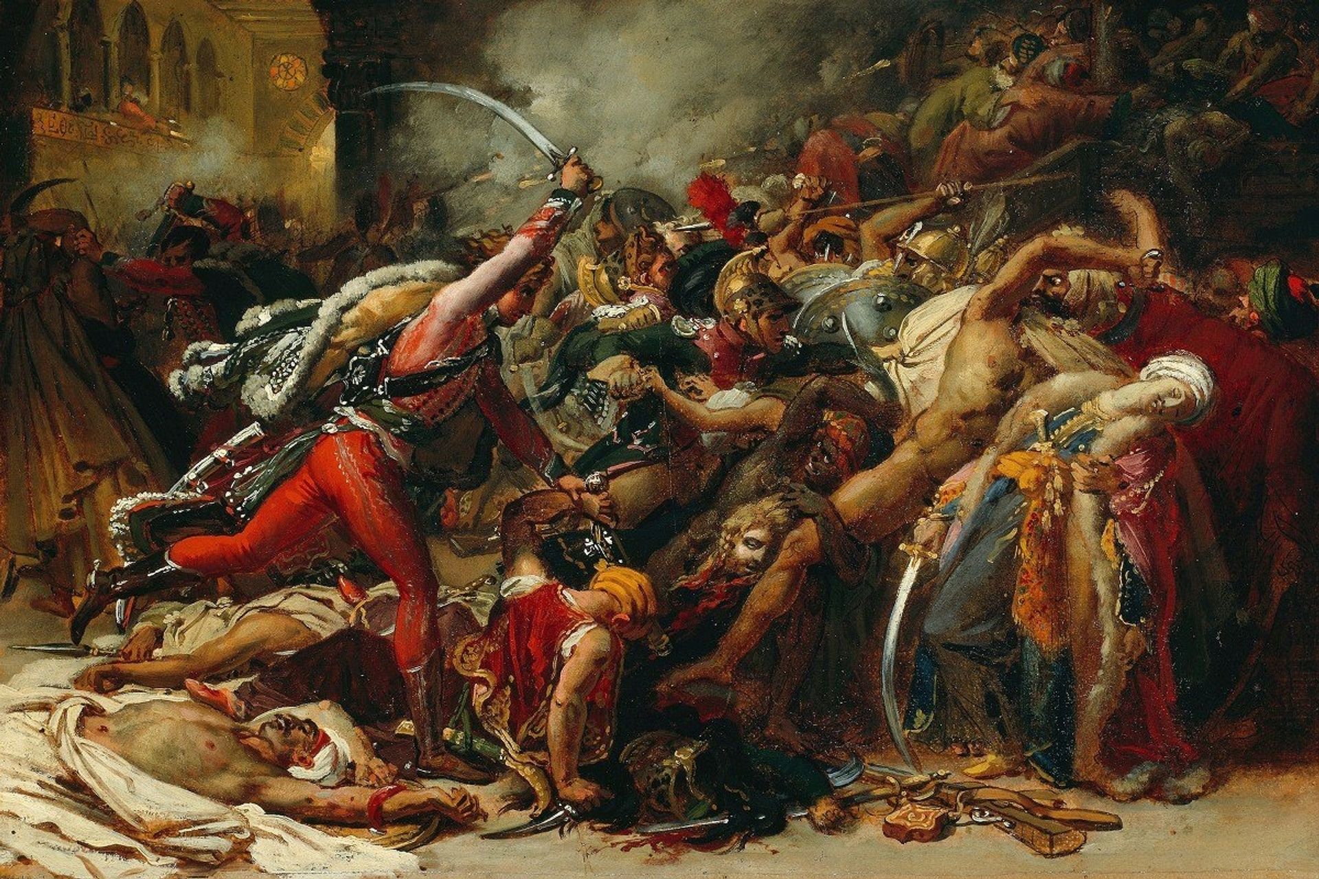 Sketch for The Revolt of Cairo by Anne-Louis Girodet
