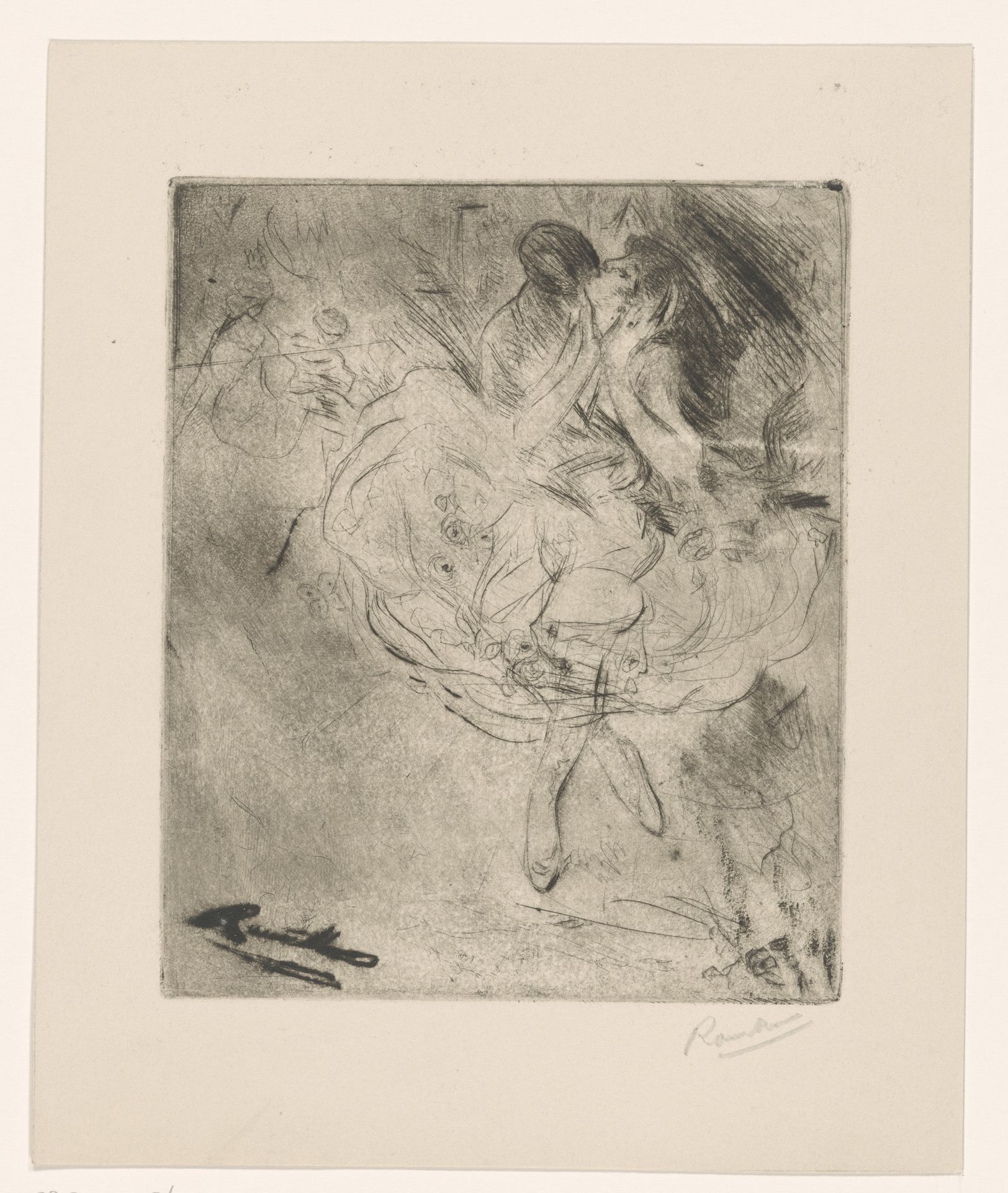Dansend paar by Herman de Rouville de Meux
