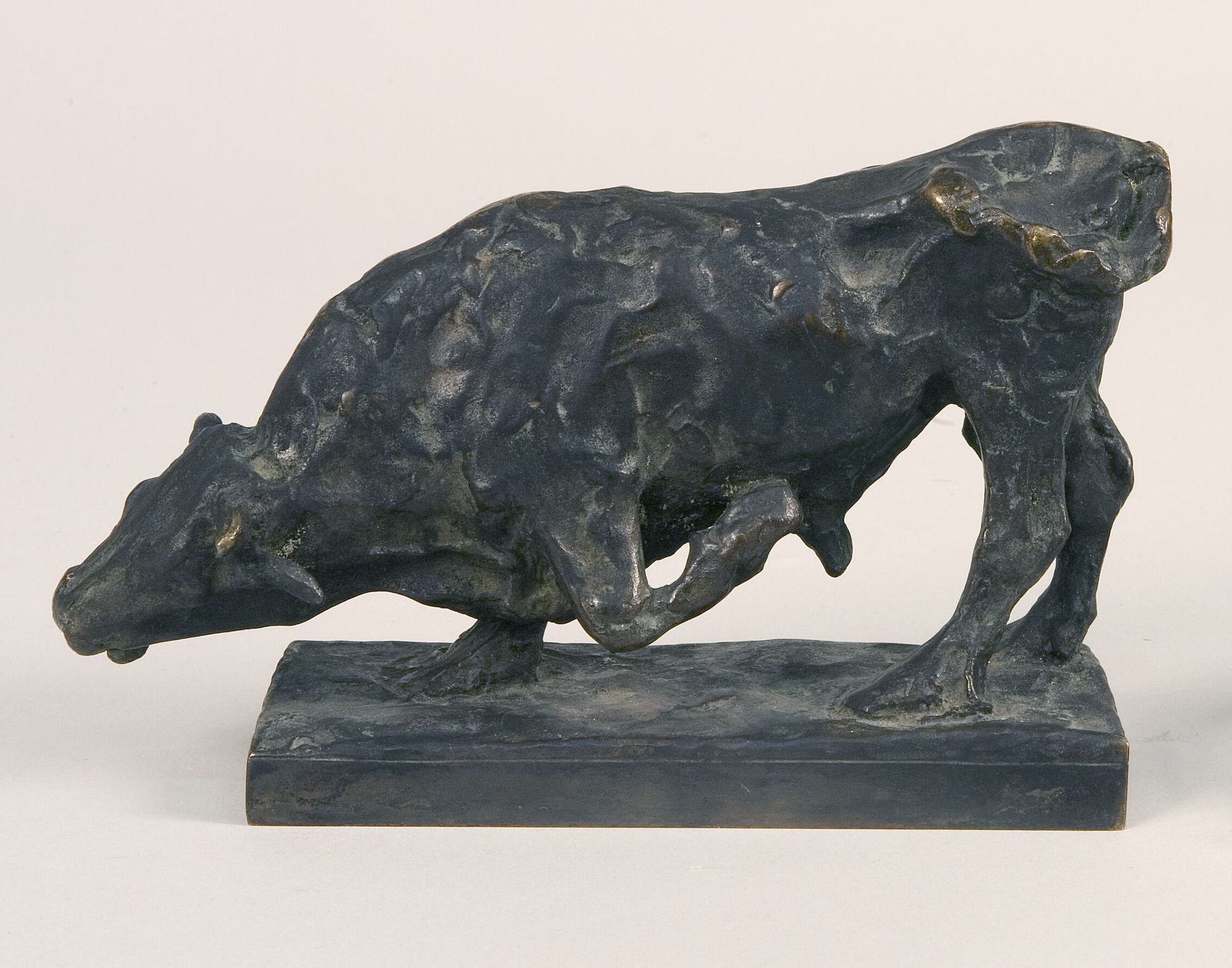 A Bull Pawing Sand by Anne Marie Carl Nielsen