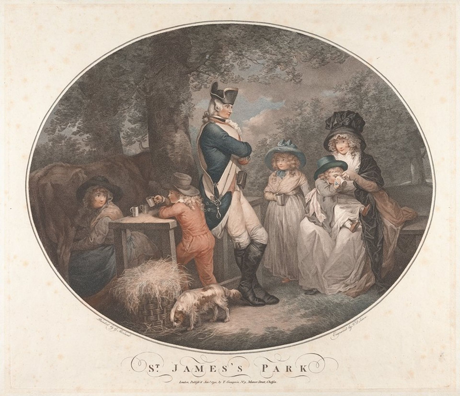 St. James Park by George Morland