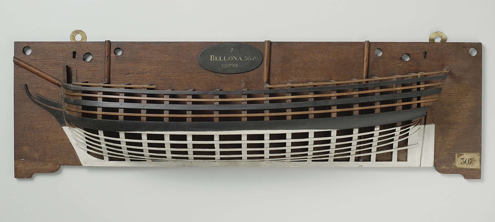 Half Model of a 36-Gun Frigate by Anonymous