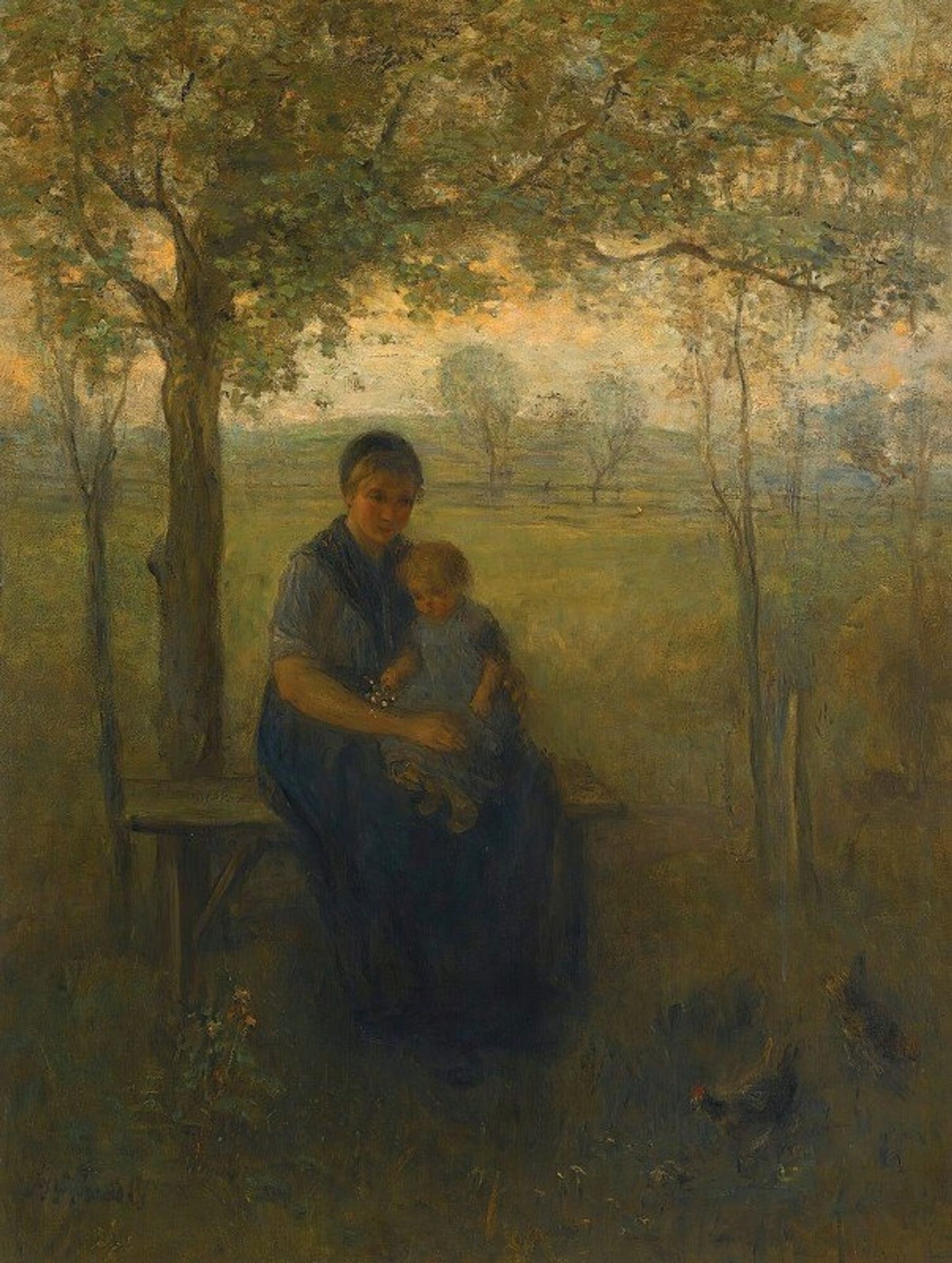 The Madonna Of Drenthe by Jozef Israëls