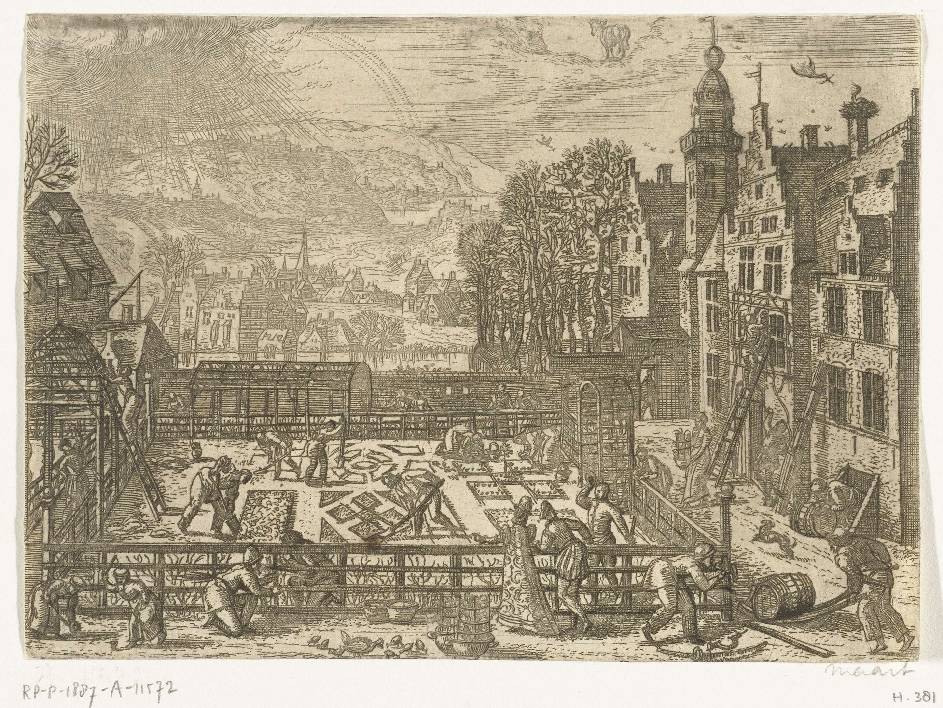 Maart by Pieter van der (I) Borcht