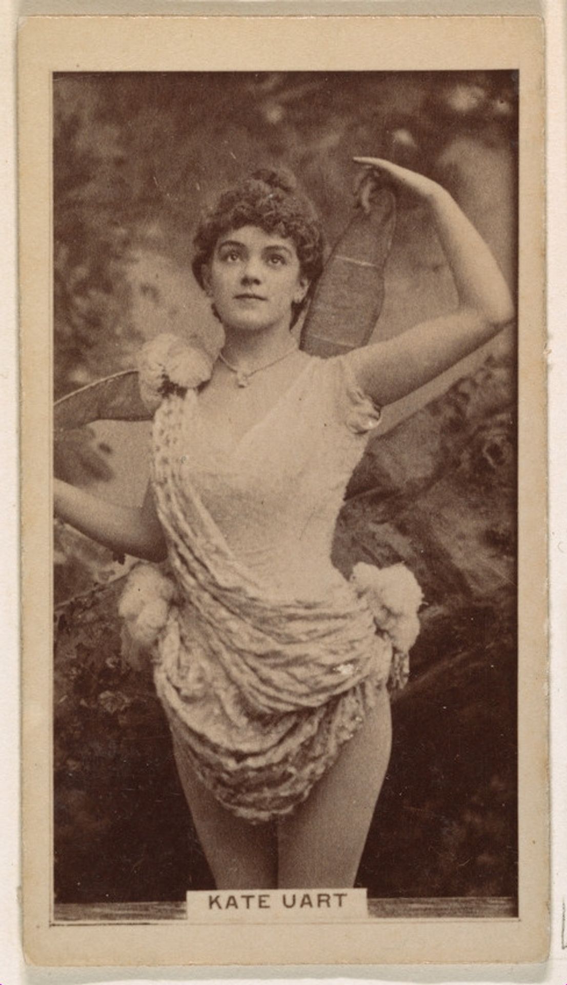 Kate Uart, from the Actresses series (N245) issued by Kinney Brothers to promote Sweet Caporal Cigarettes by Kinney Brothers Tobacco Company