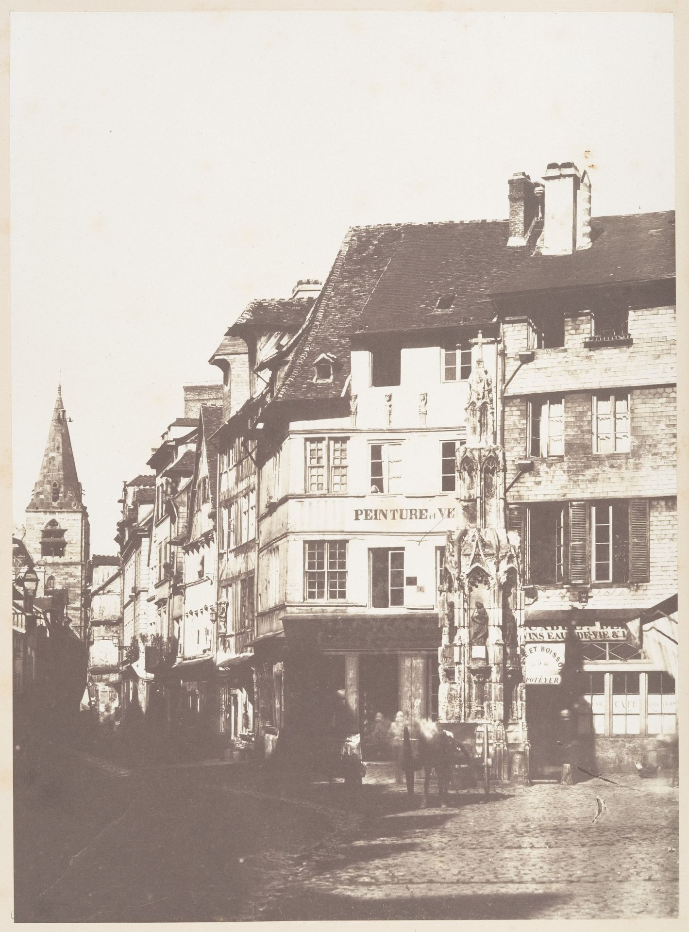 Fontaine de la Croix de Pierre, Rouen by Edmond Bacot