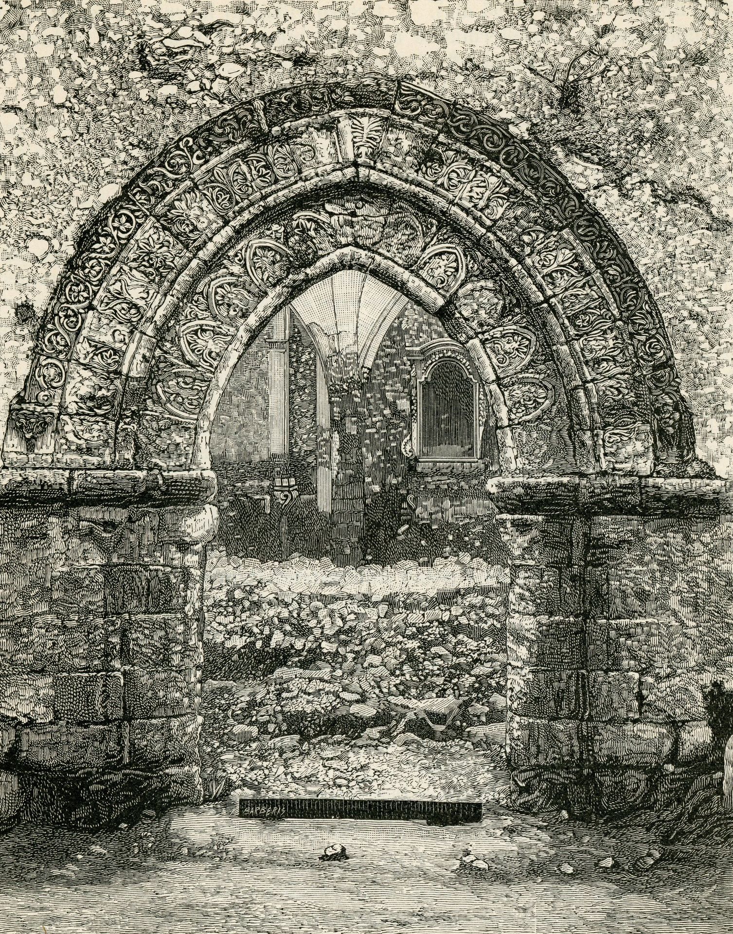 Dettaglio Della Chiesa. Arco Normanno by Giuseppe Barberis