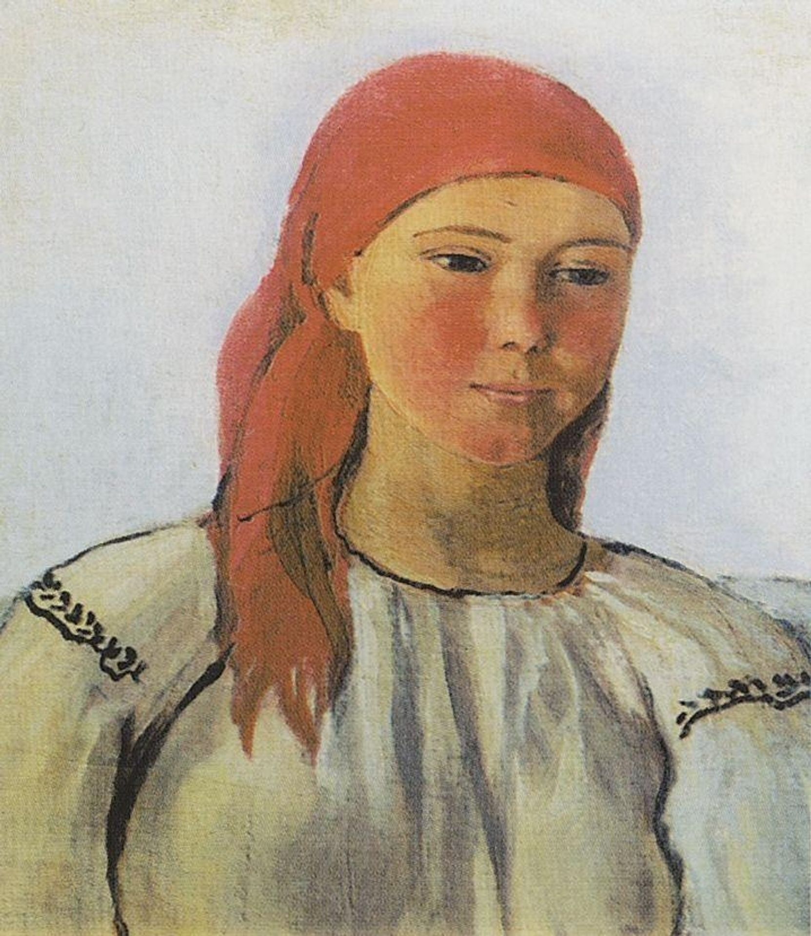 Portrait of a Peasant Woman by Zinaida Serebriakova