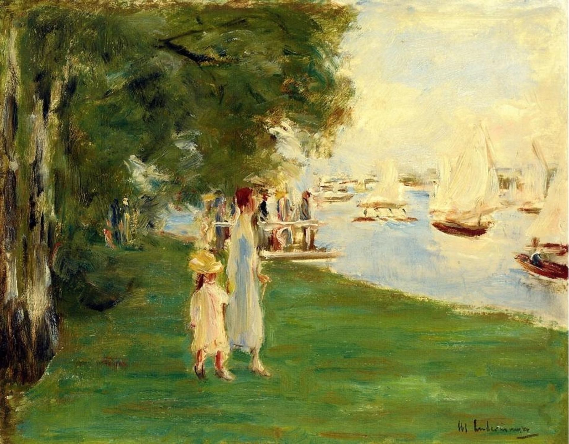 The Yacht Race by Max Liebermann