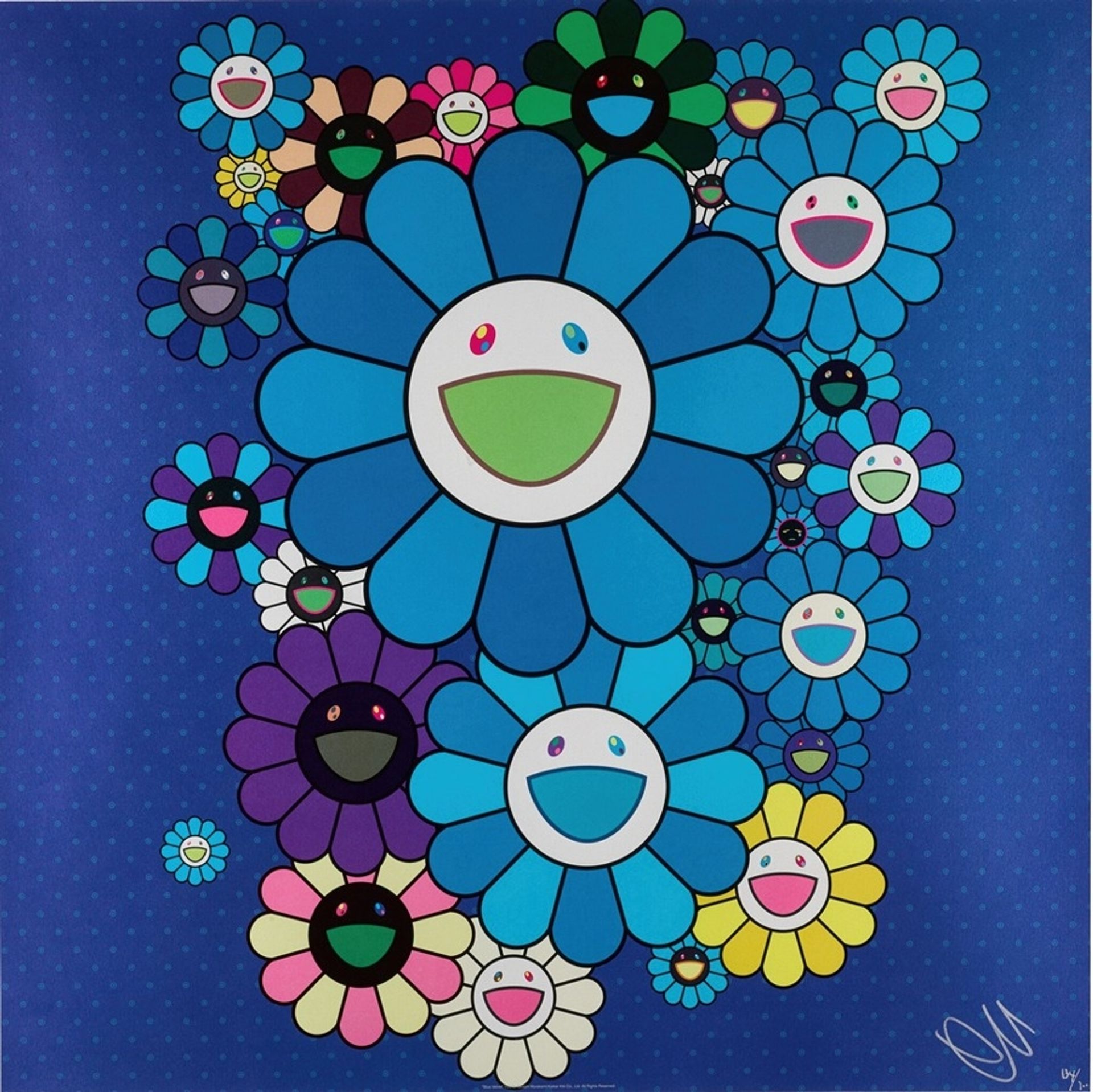 Blue Velvet by Takashi Murakami