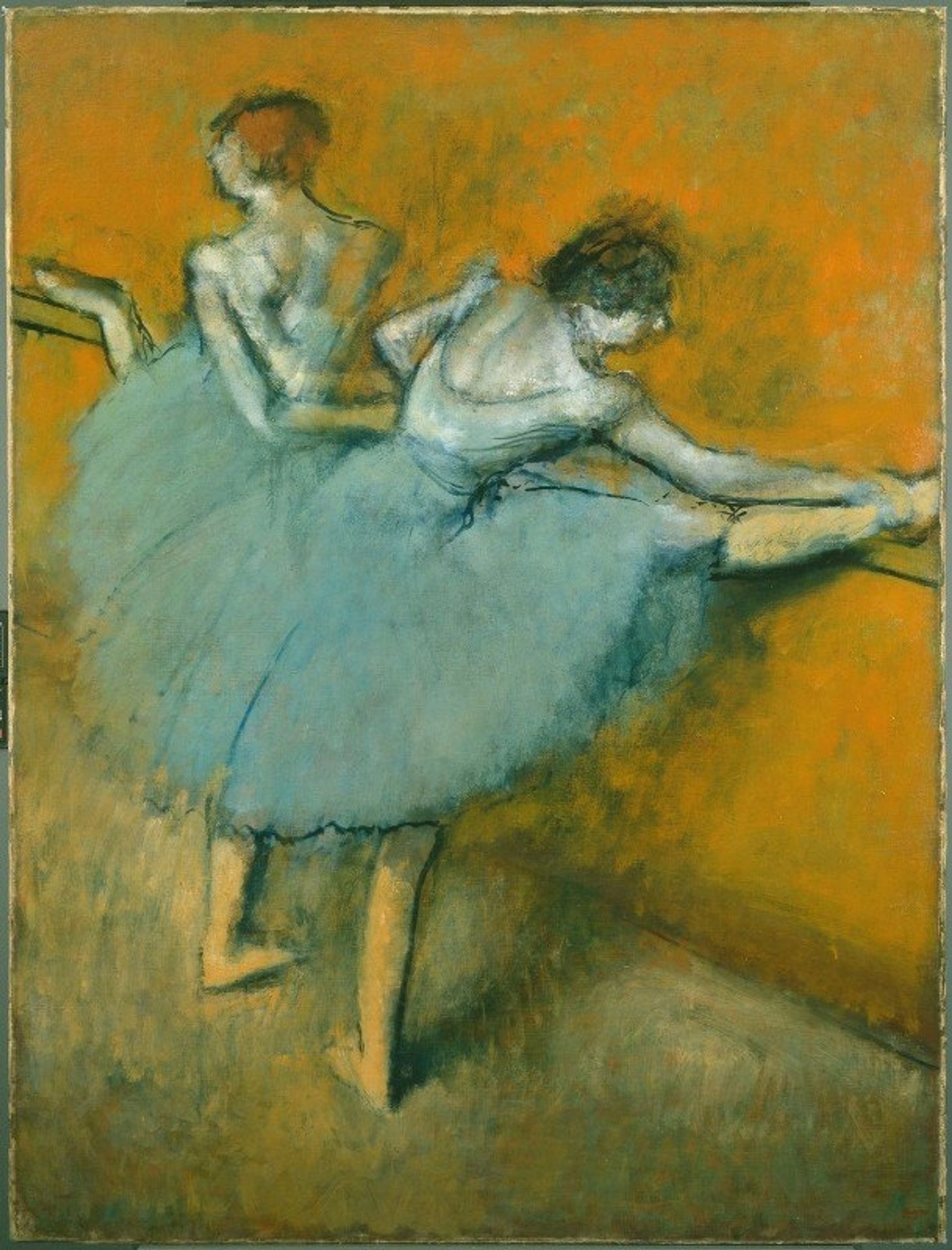 Dancers At The Barre by Edgar Degas