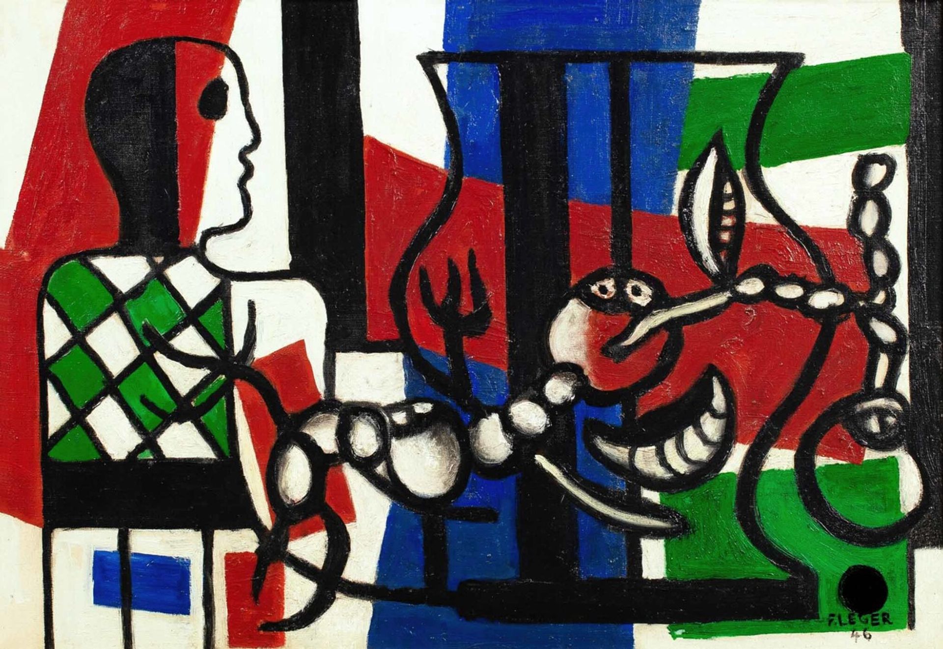 Le chandail vert by Fernand Léger