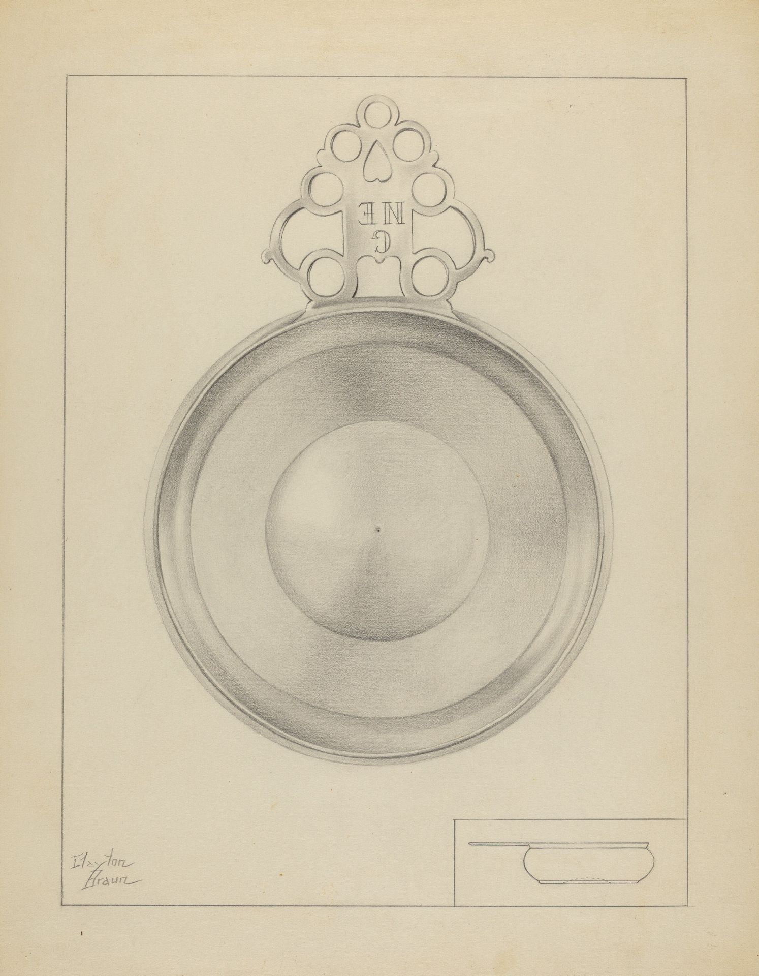 Silver Porringer by Clayton Braun