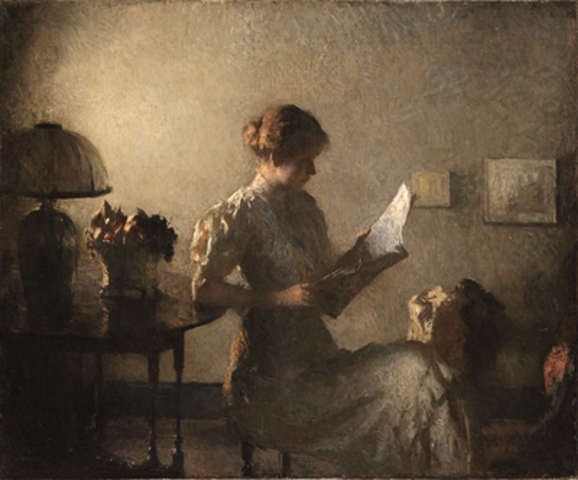 the Grey Room by Frank W. Benson