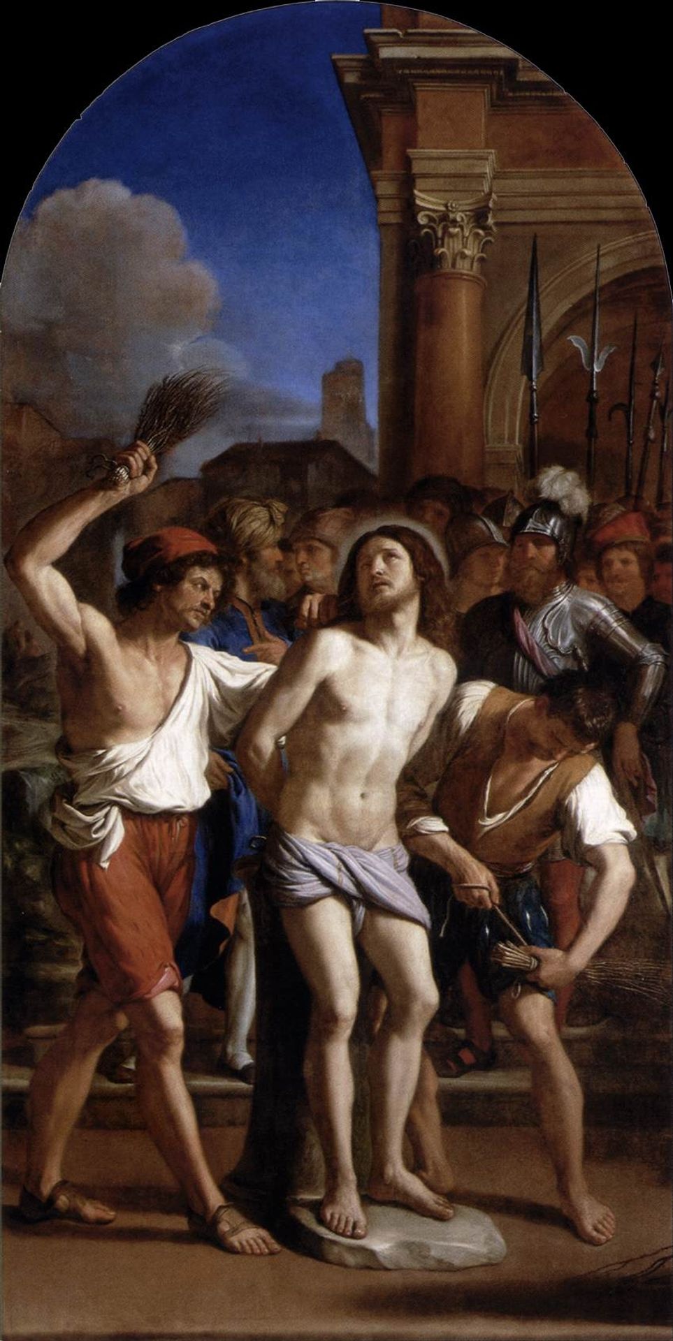 The Flagellation of Christ by Guercino