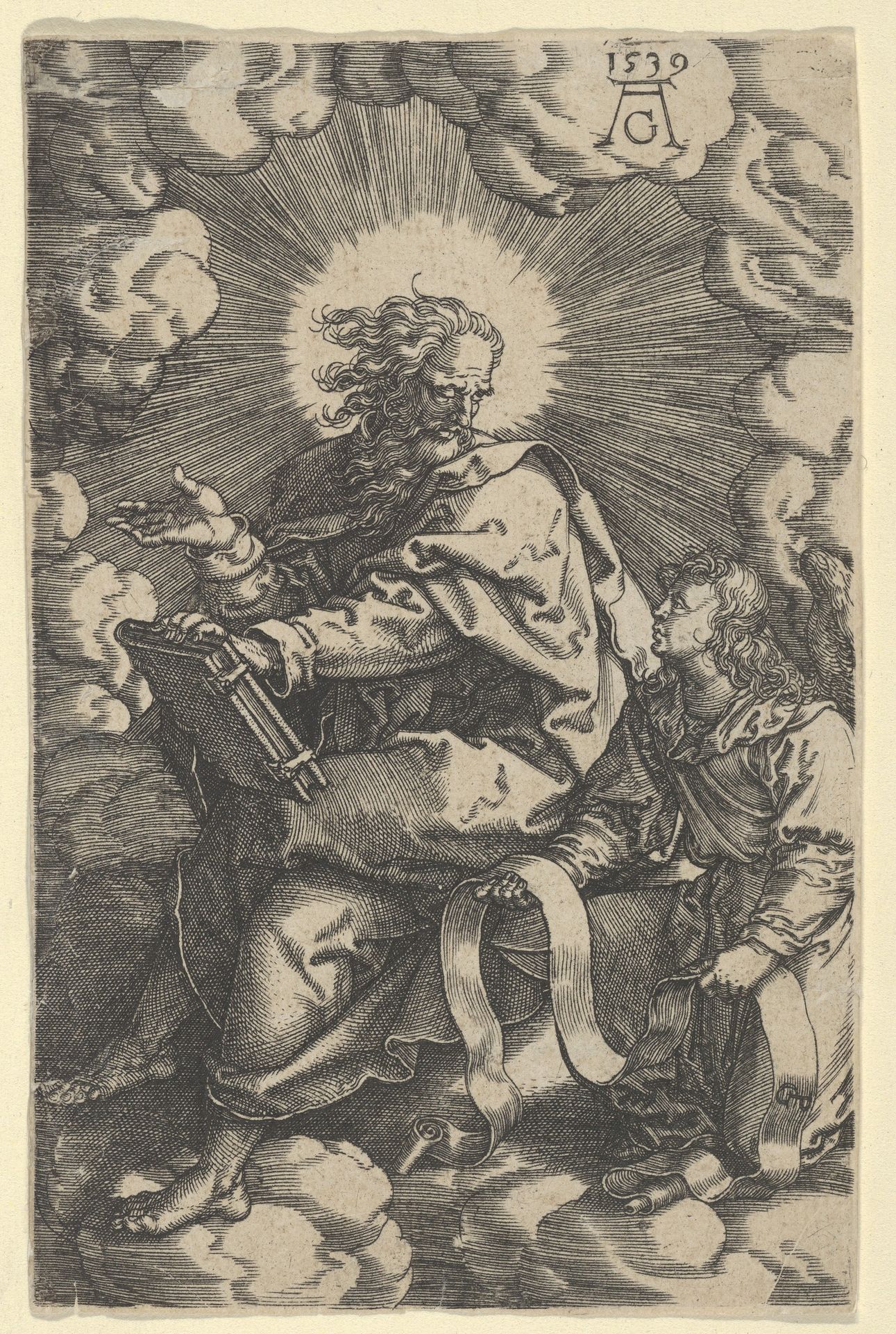 Saint Matthew, from The Four Evangelists by Heinrich Aldegrever