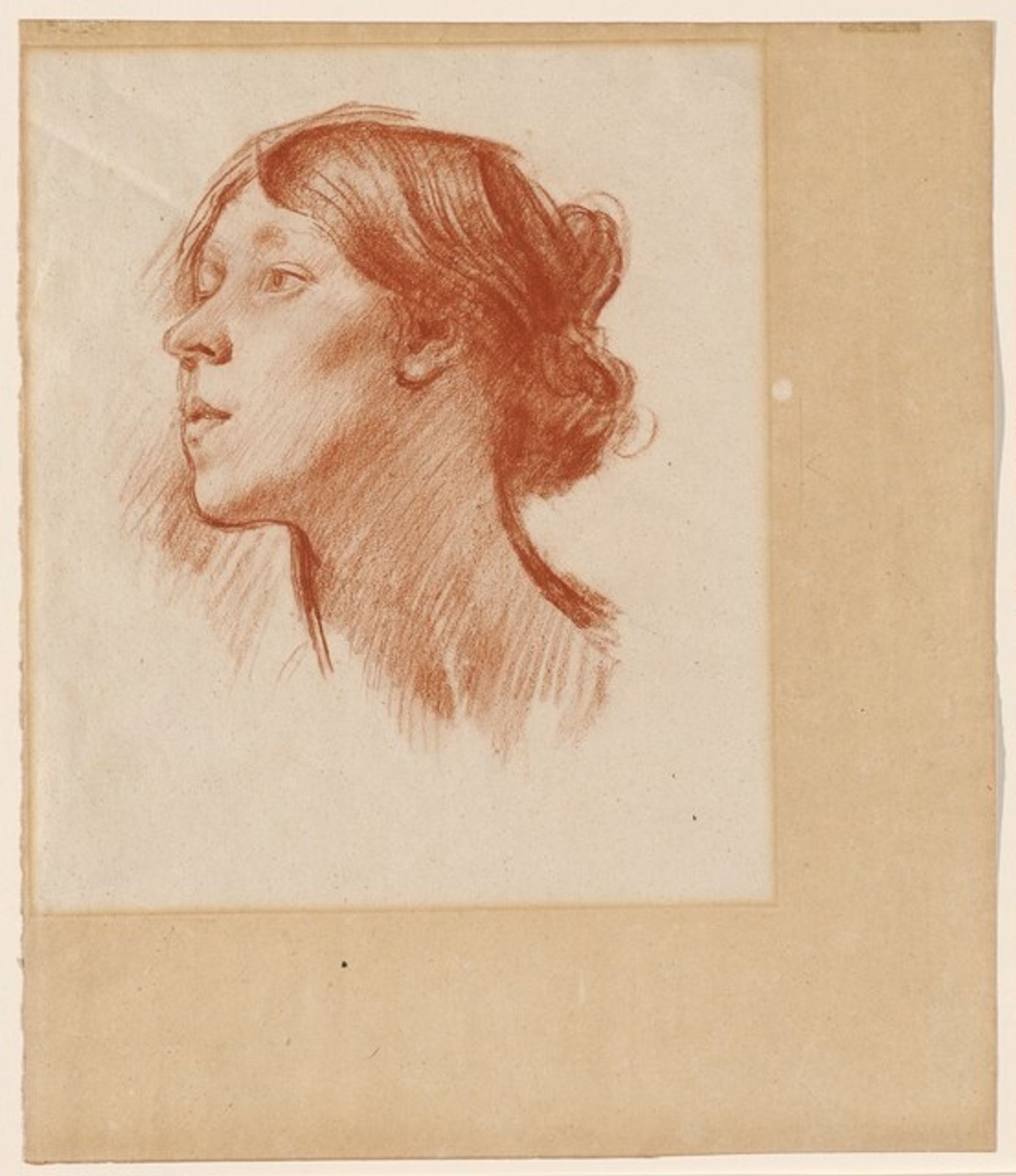 Head of a Young Woman (Virginia Woolf?) by Augustus John