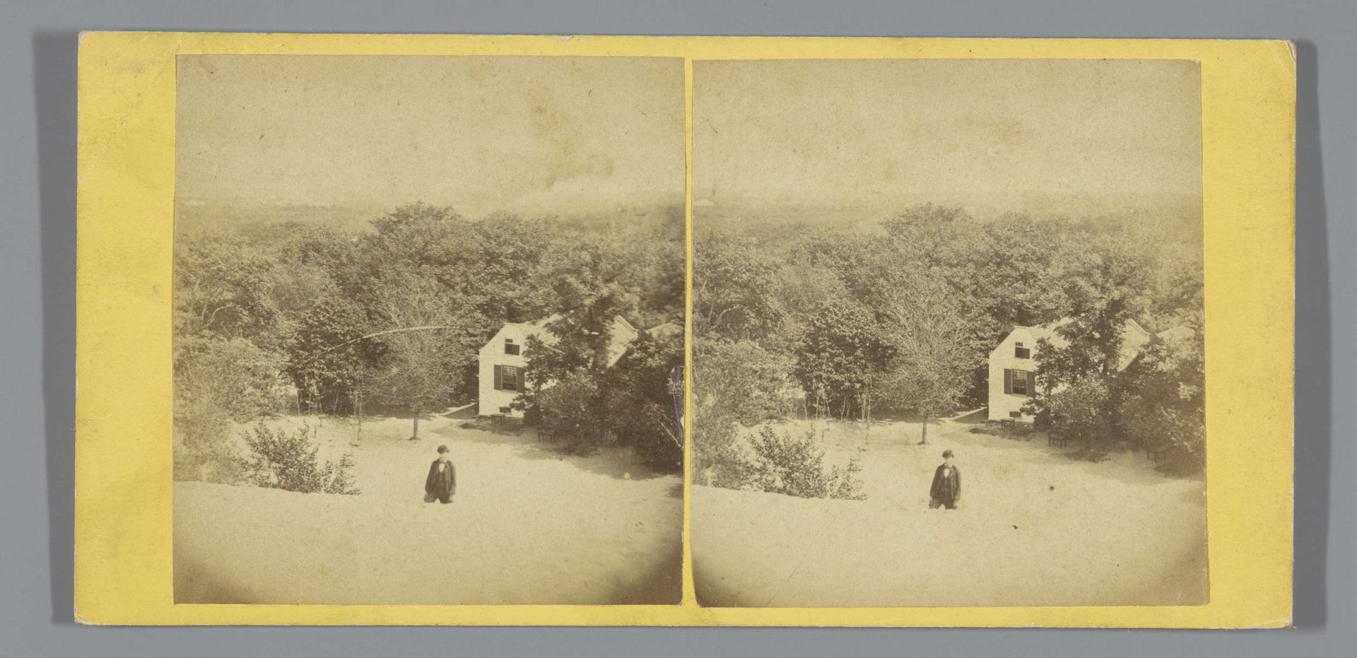 Gezicht op Kraantjelek in Overveen by Pieter Oosterhuis