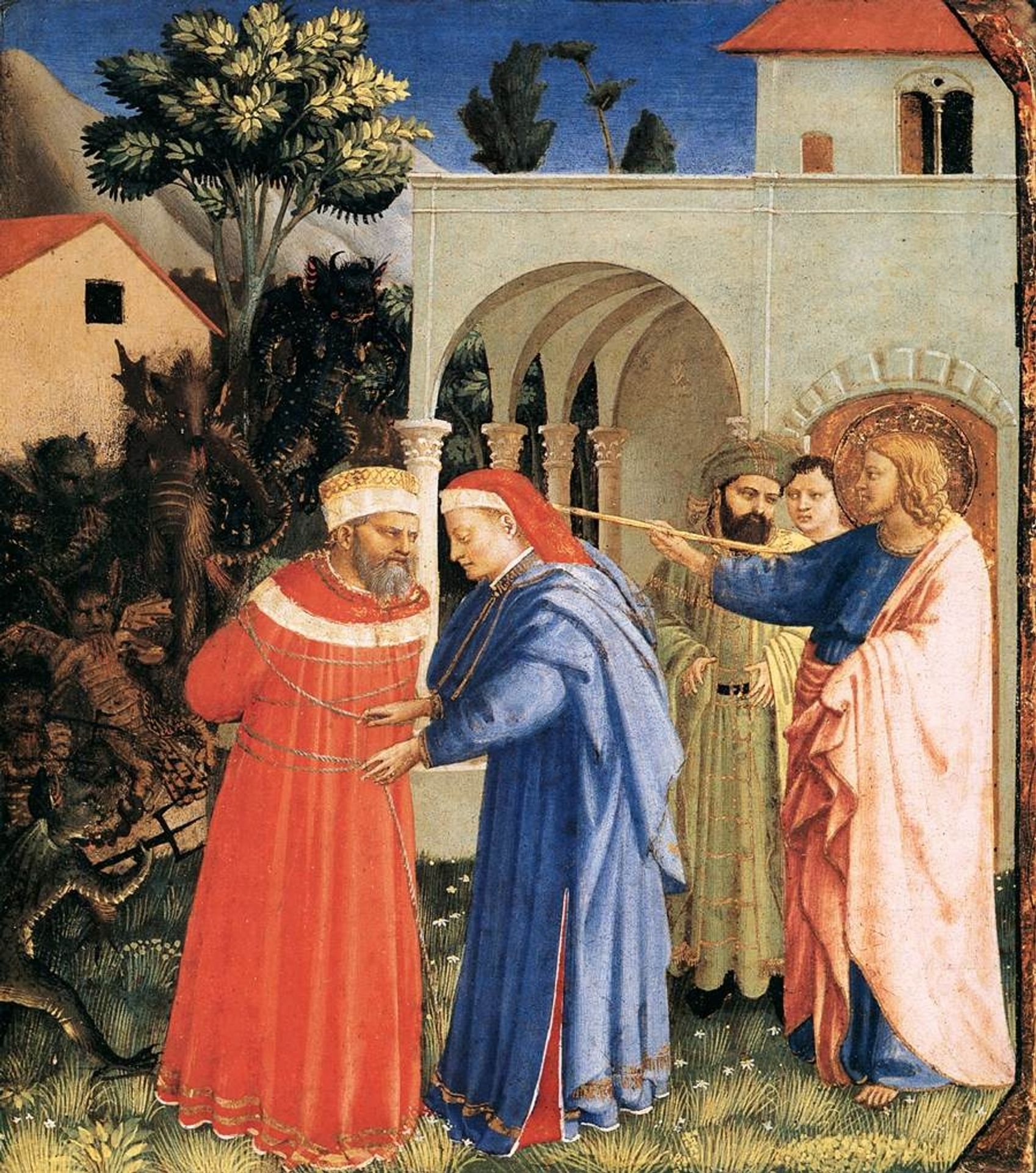 The Apostle St. James the Great Freeing the Magician Hermogenes by Fra Angelico